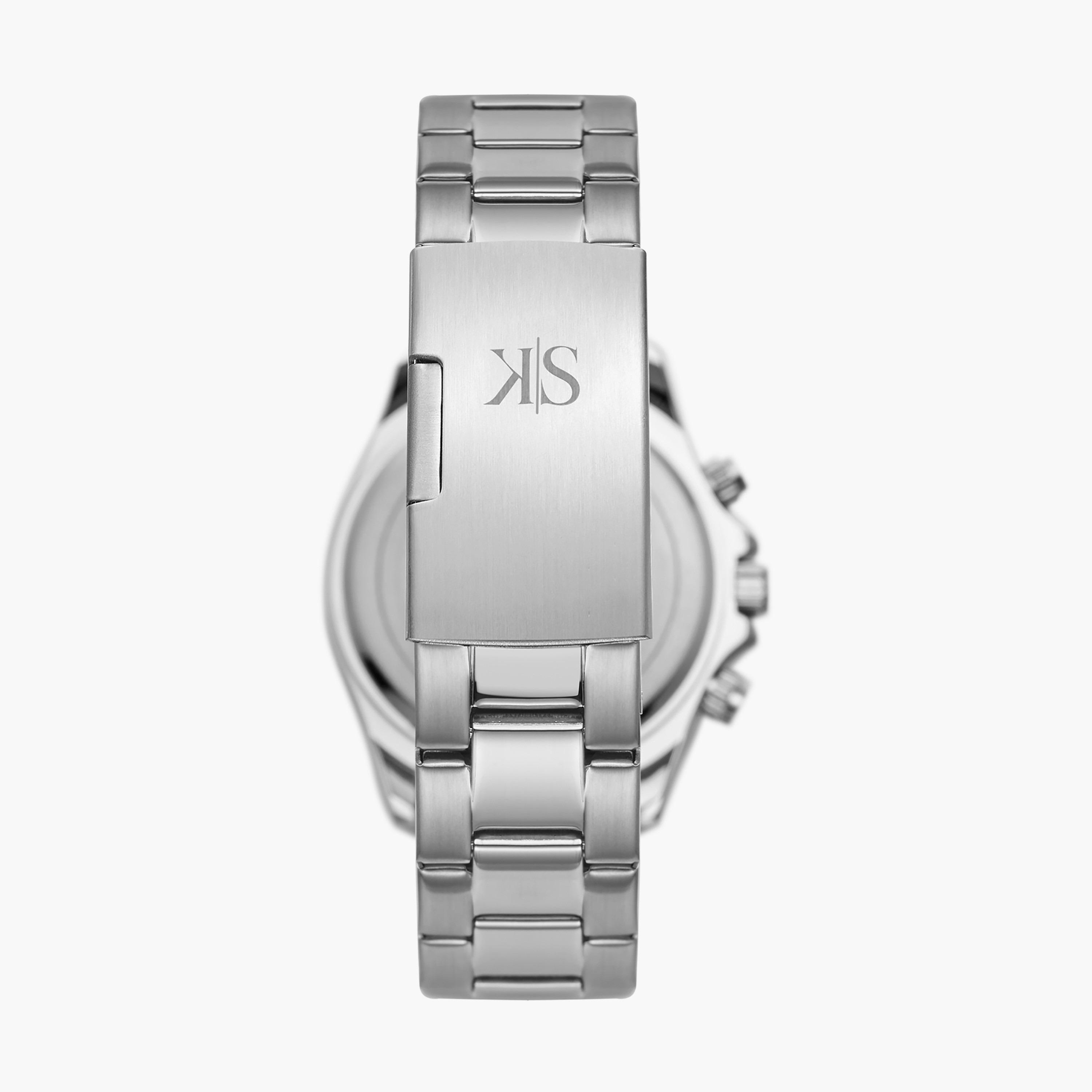ساعة كرونوغراف فضية بسوار ستانلس ستيل من كينيث سكوت K22142-SBSB-men-watchesandjewellery-watches-image-3