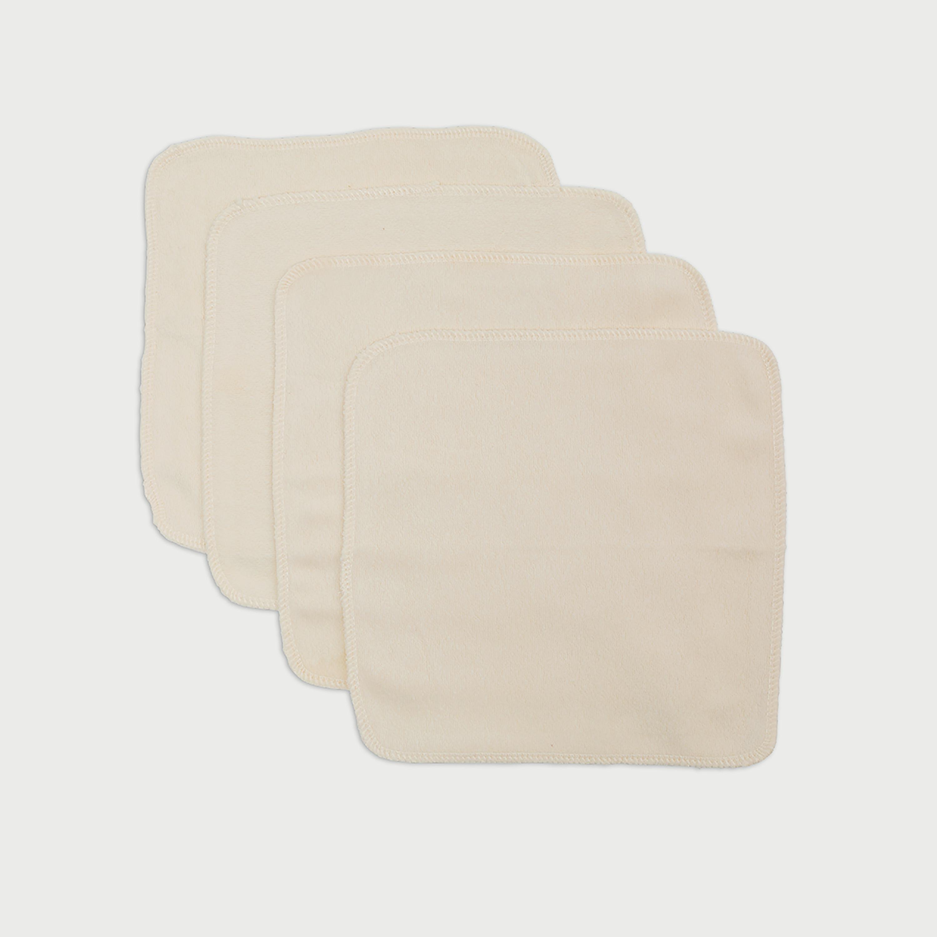 Lulujo 4-Piece Organic Cotton Face Cloths-baby-bathandcare-towels-image-1