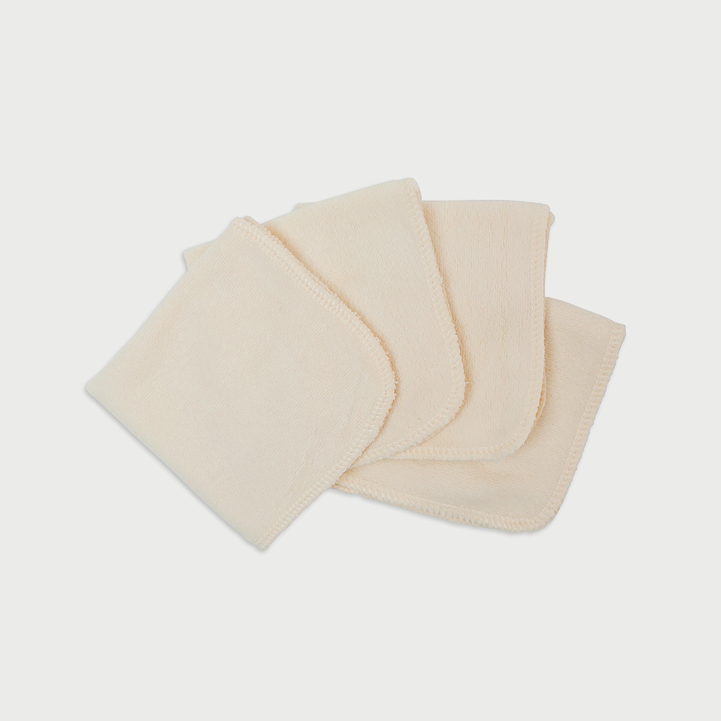 Lulujo 4-Piece Organic Cotton Face Cloths-baby-bathandcare-towels-image-6