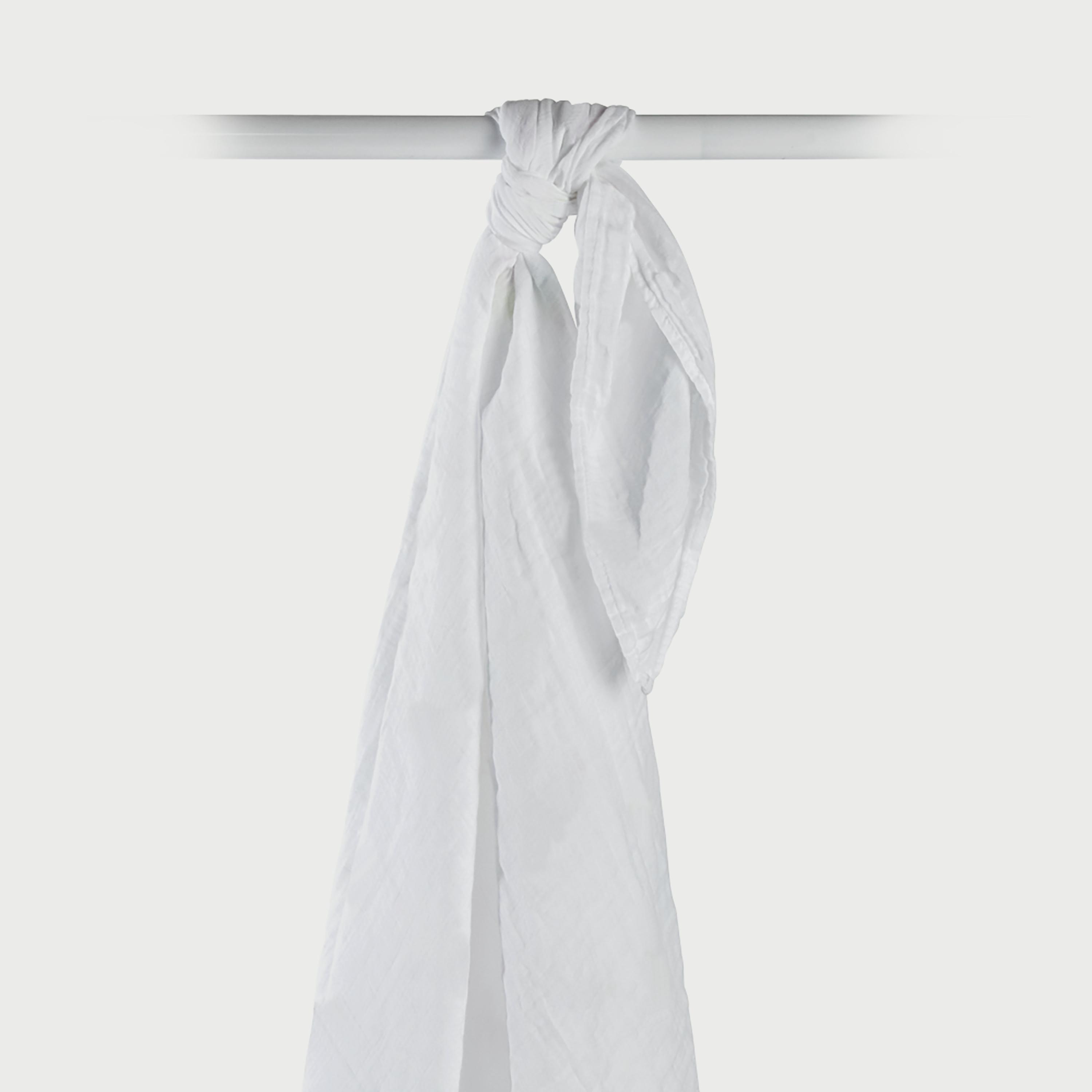 Lulujo Bamboo Swaddle, White-baby-nursery-blanketsandswaddles-swaddlesandsleepingbags-image-2