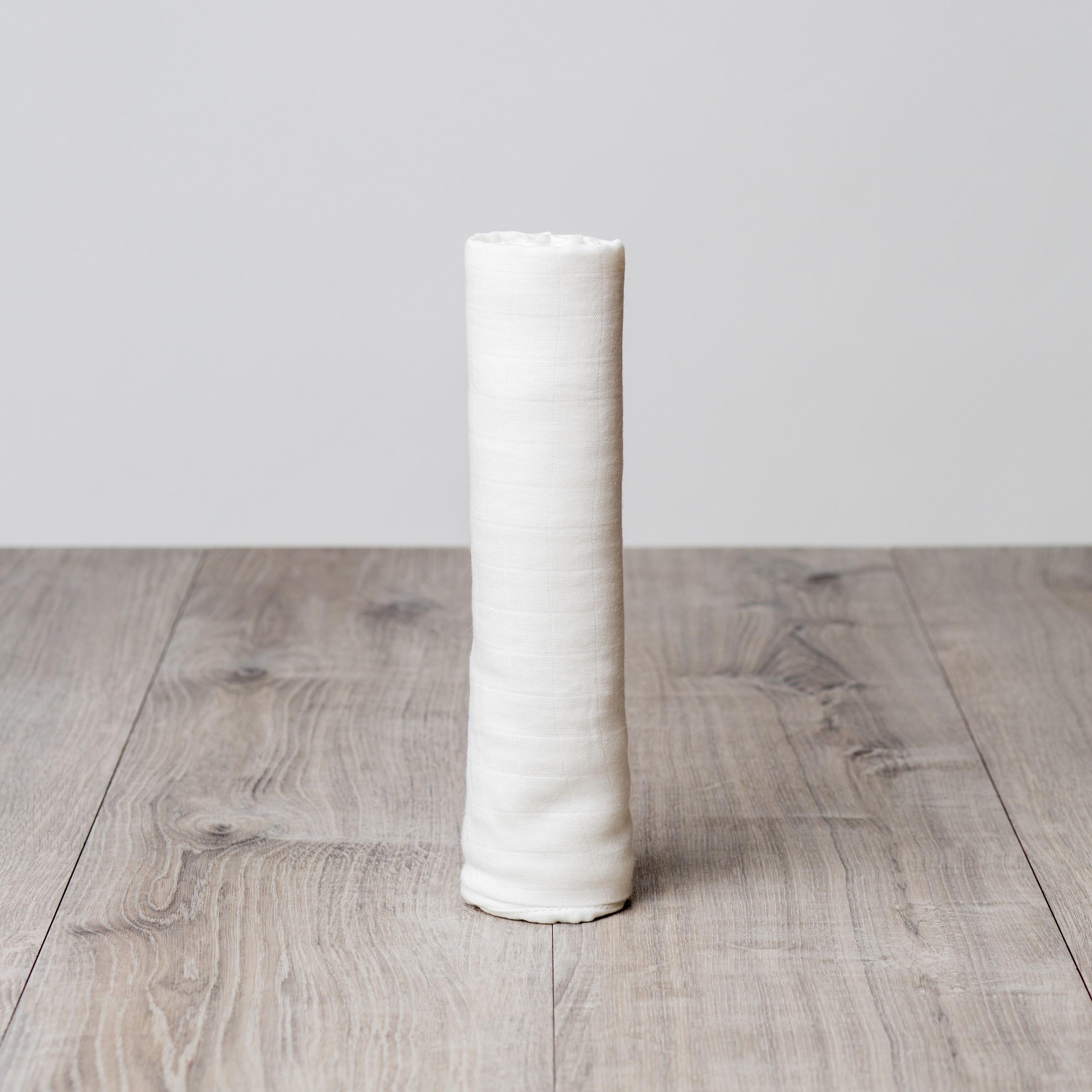 Lulujo Bamboo Swaddle, White-baby-nursery-blanketsandswaddles-swaddlesandsleepingbags-image-5