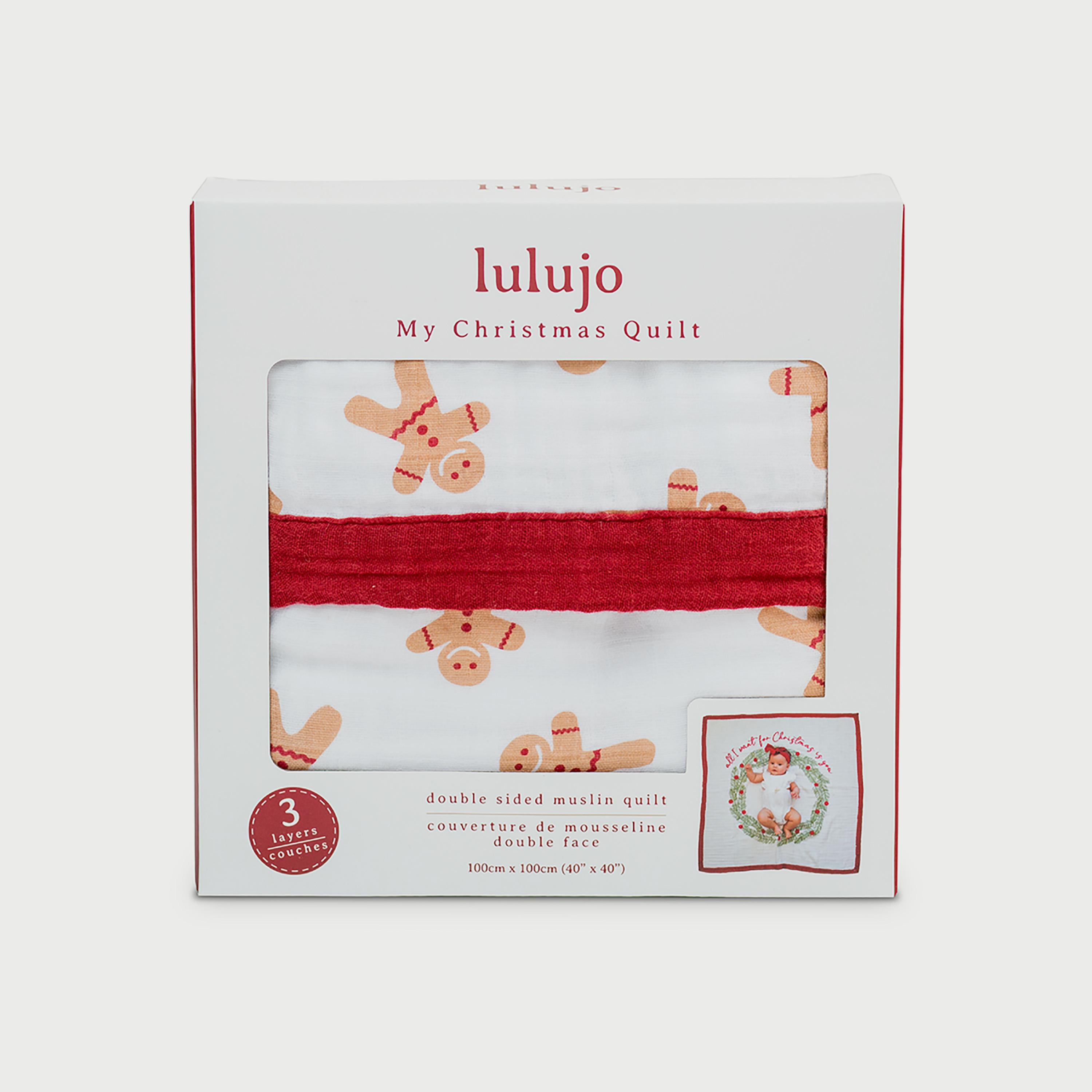 Buy Lulujo Christmas Quilt Gingerbread Online Babyshop UAE