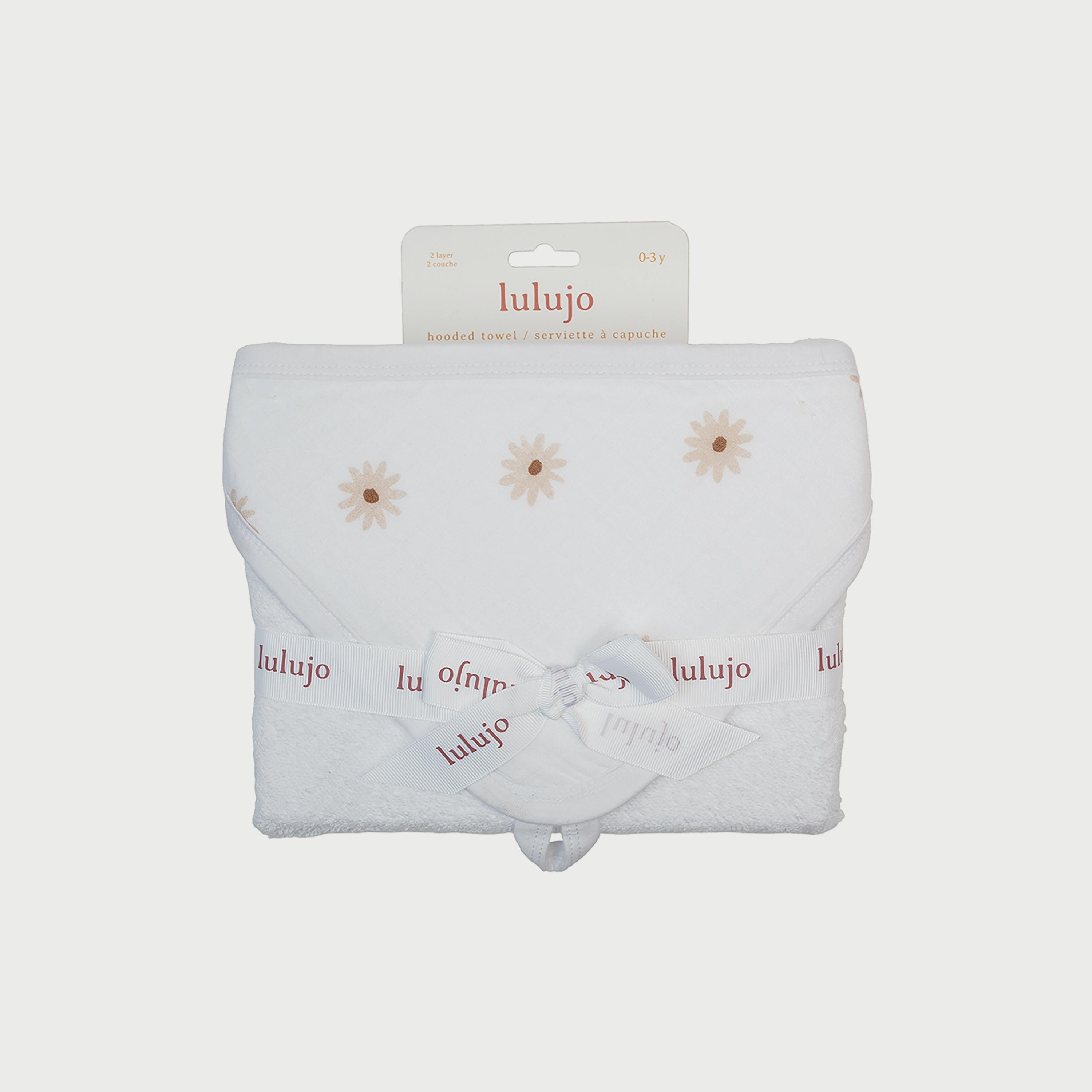 منشفة للرضّع بقبّعة من لولوچو بيبي - دايزيس - 25 x 25 x 5 سم-baby-bathandcare-towels-image-5