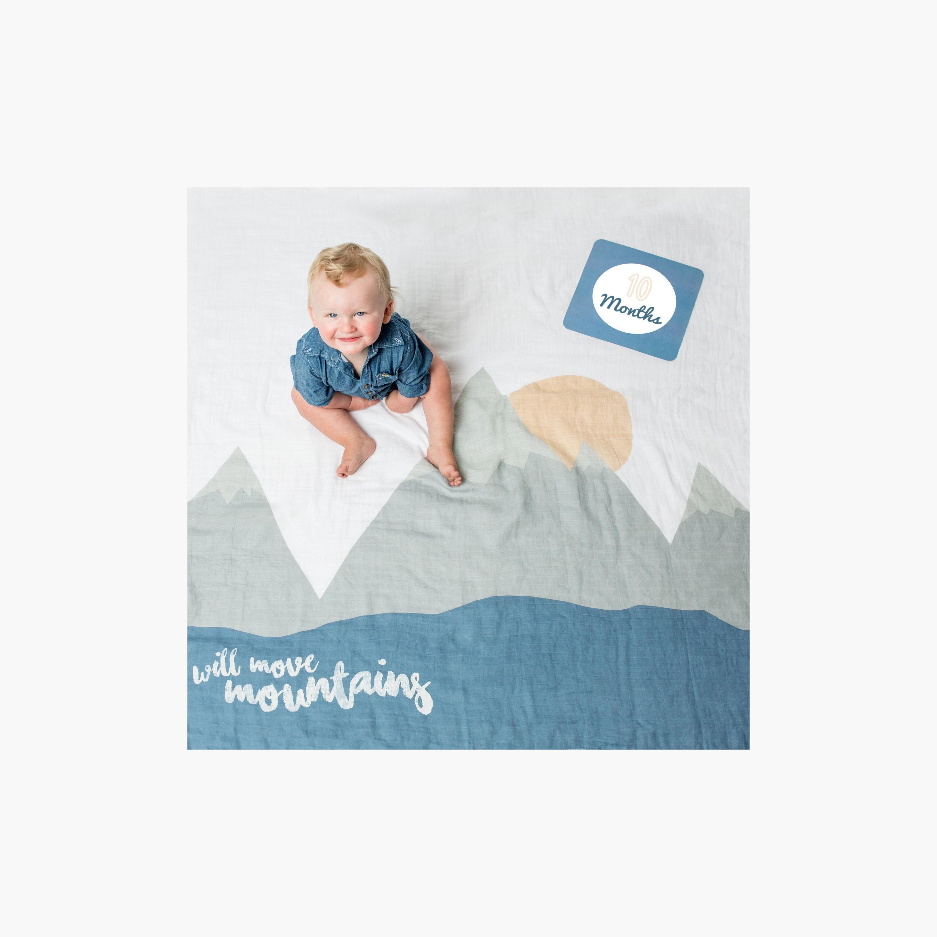 مجموعة بطانية ولاصقات قياس العمر للتصوير من لولوجو، طبعة كتابية-baby-nursery-blanketsandswaddles-blanketsandquilts-image-3