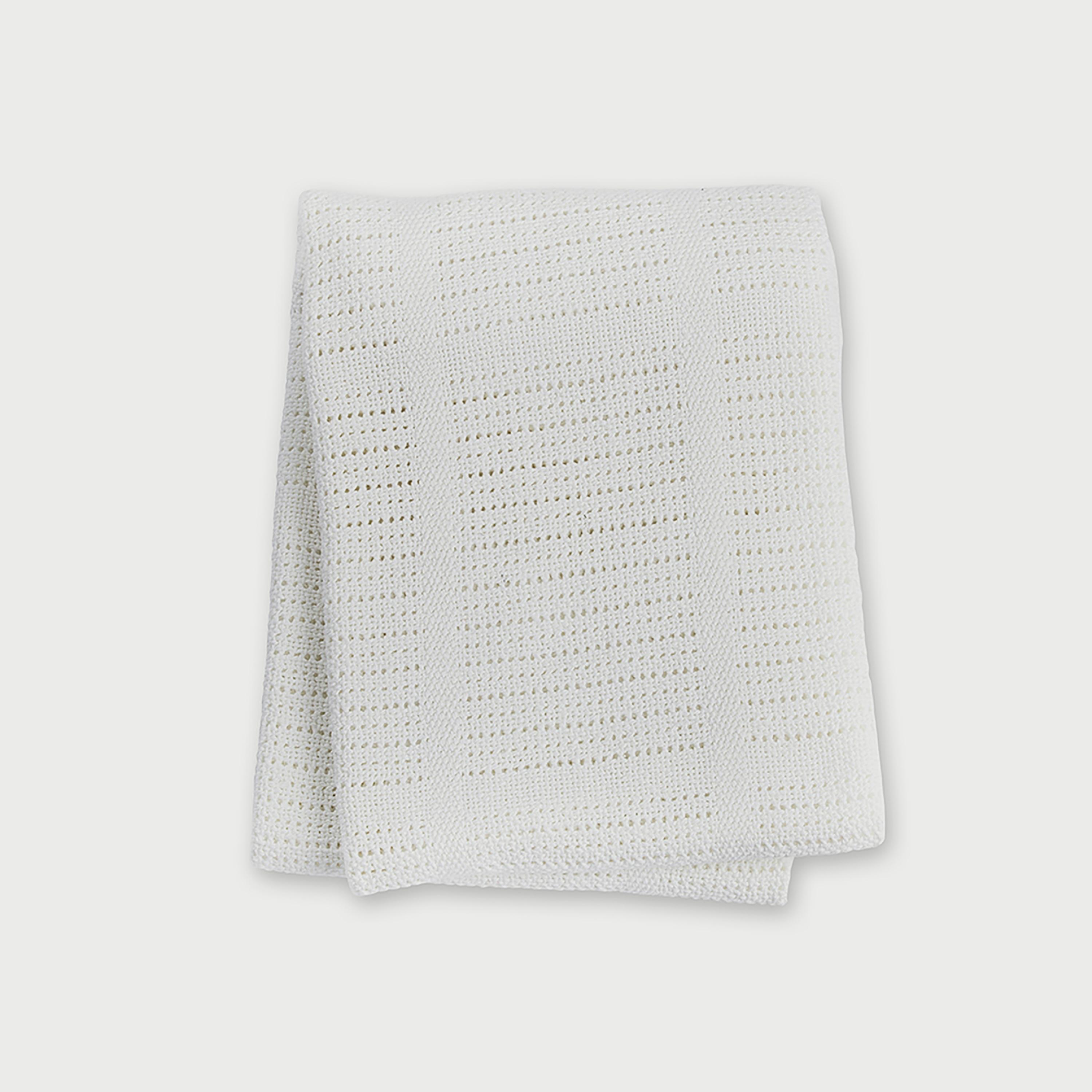 Lulujo Cellular Blanket, White-baby-nursery-blanketsandswaddles-blanketsandquilts-image-1