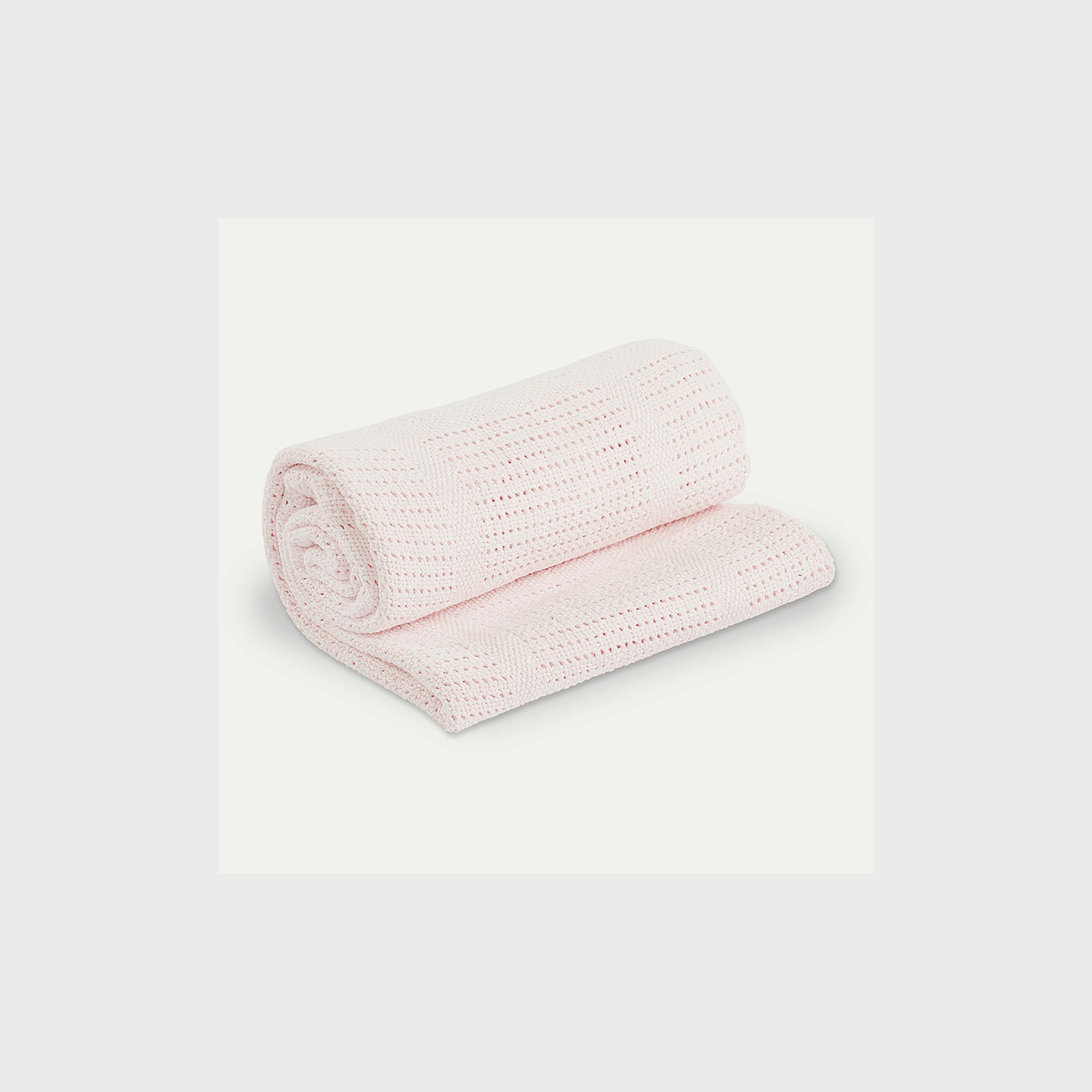 Lulujo Cellular Blanket, Pink-baby-nursery-blanketsandswaddles-blanketsandquilts-image-4