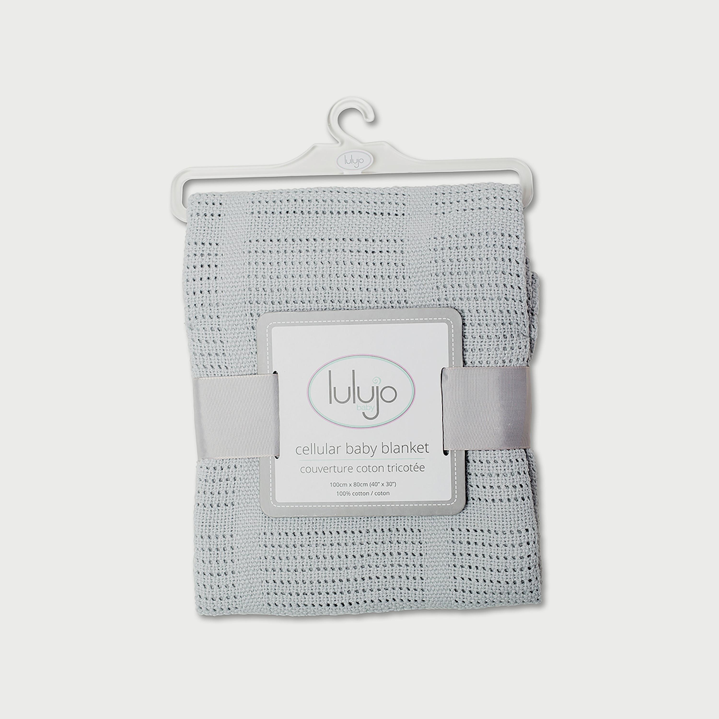 Lulujo Cellular Blanket, Grey-baby-nursery-blanketsandswaddles-blanketsandquilts-image-4