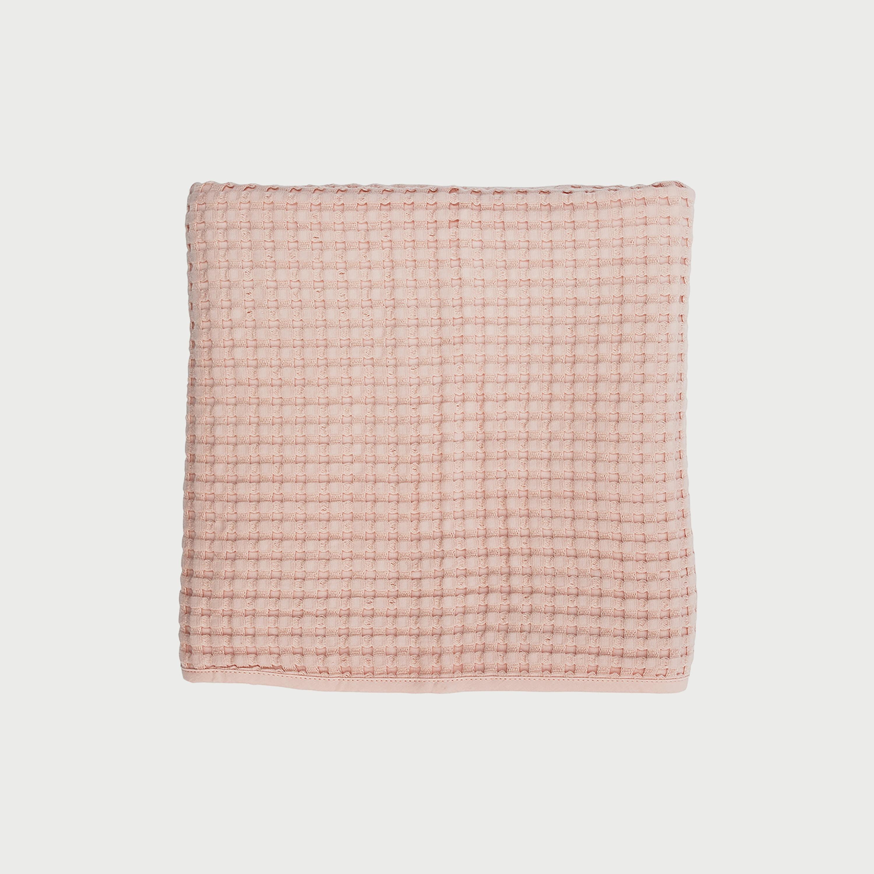 Lulujo Waffle Blanket, 100cm x 80cm, Ballet Slipper-baby-nursery-blanketsandswaddles-blanketsandquilts-image-1