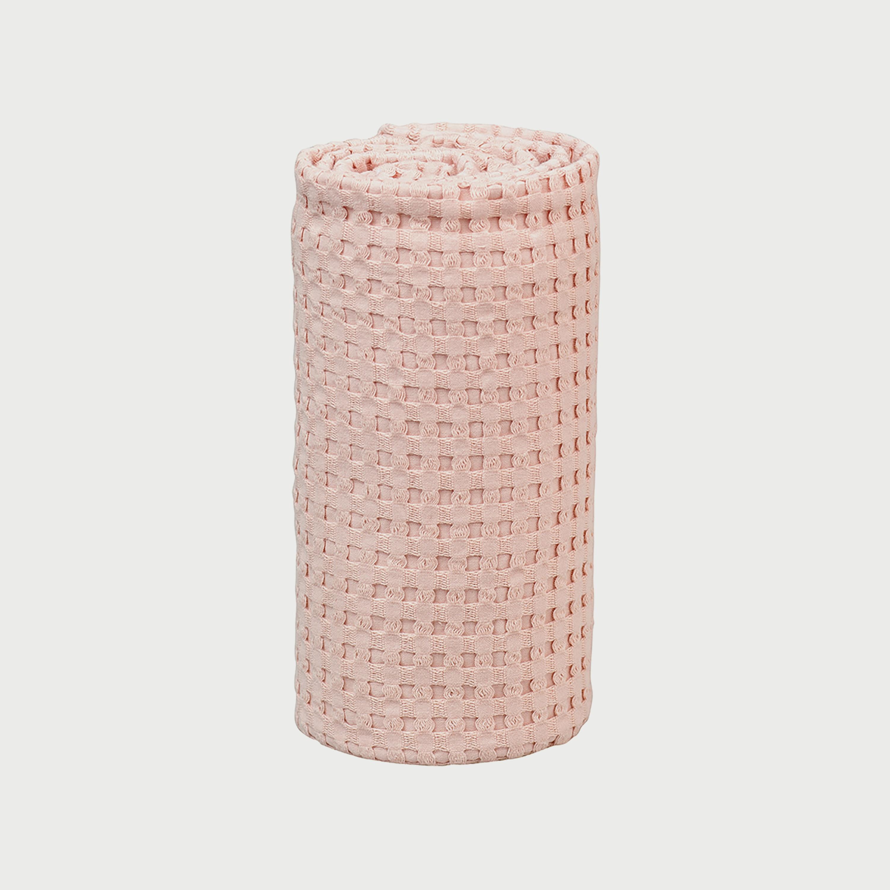 Lulujo Waffle Blanket, 100cm x 80cm, Ballet Slipper-baby-nursery-blanketsandswaddles-blanketsandquilts-image-2