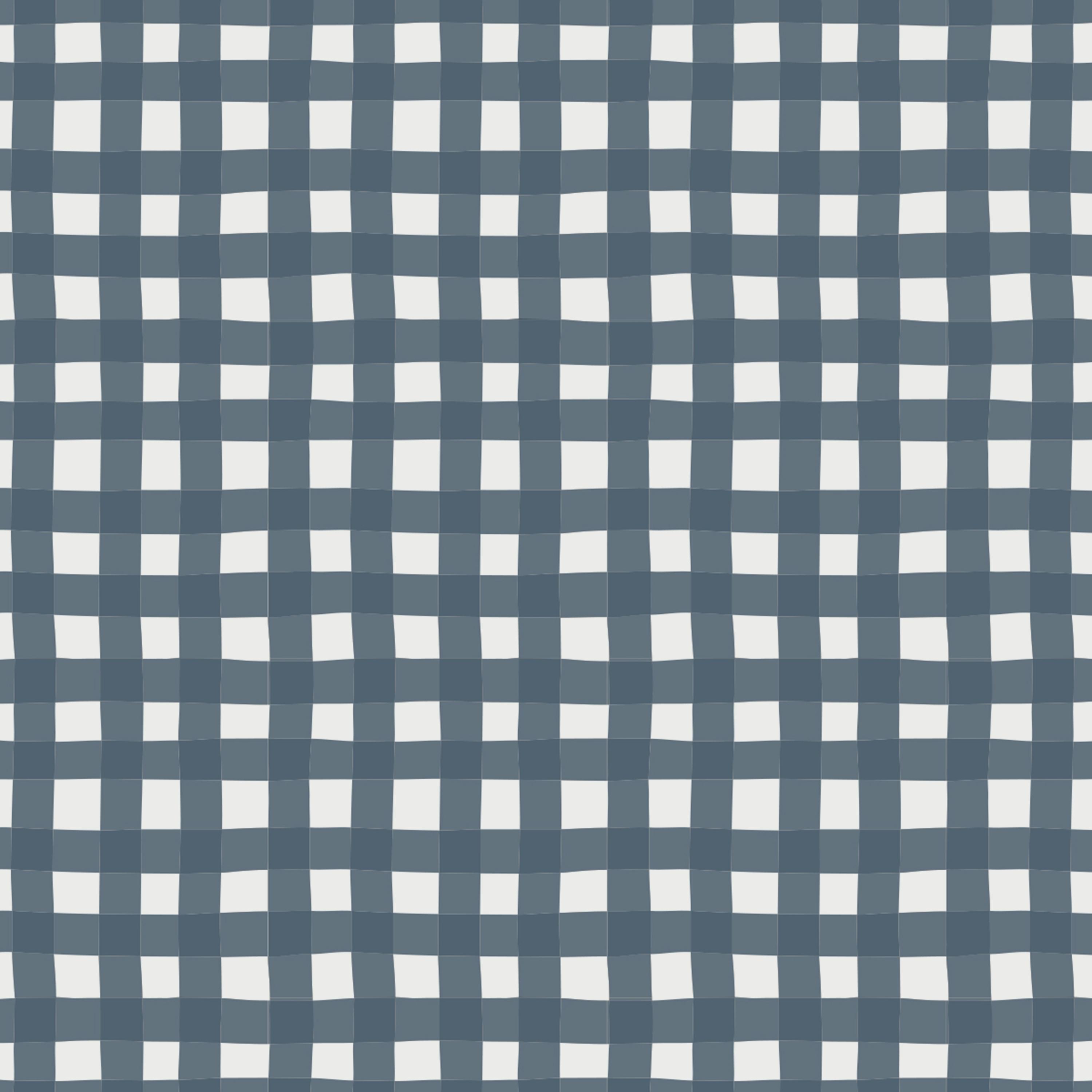 Lulujo Muslin Change Pad Cover, 80cm x 40cm, Navy Gingham-baby-diapering-changingmats-image-3