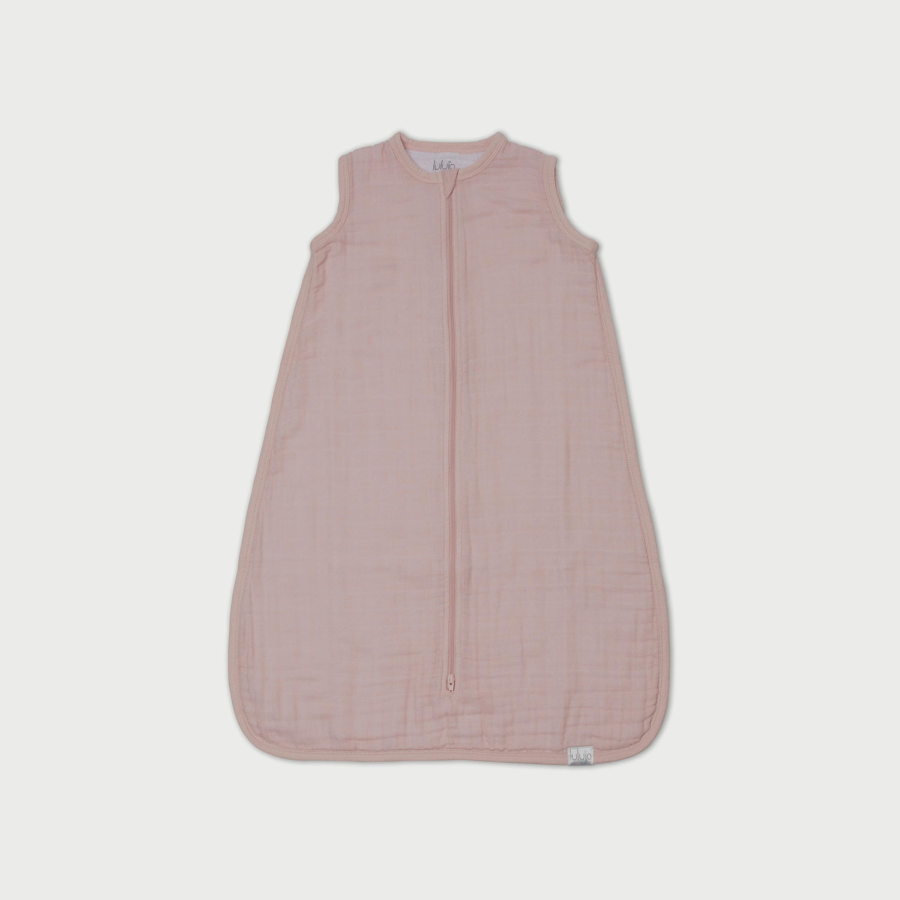 Lulujo 100% Cotton Muslin Sleep Sack, Ballet Slipper, Size L (12 - 18 months)-baby-nursery-blanketsandswaddles-swaddlesandsleepingbags-image-1