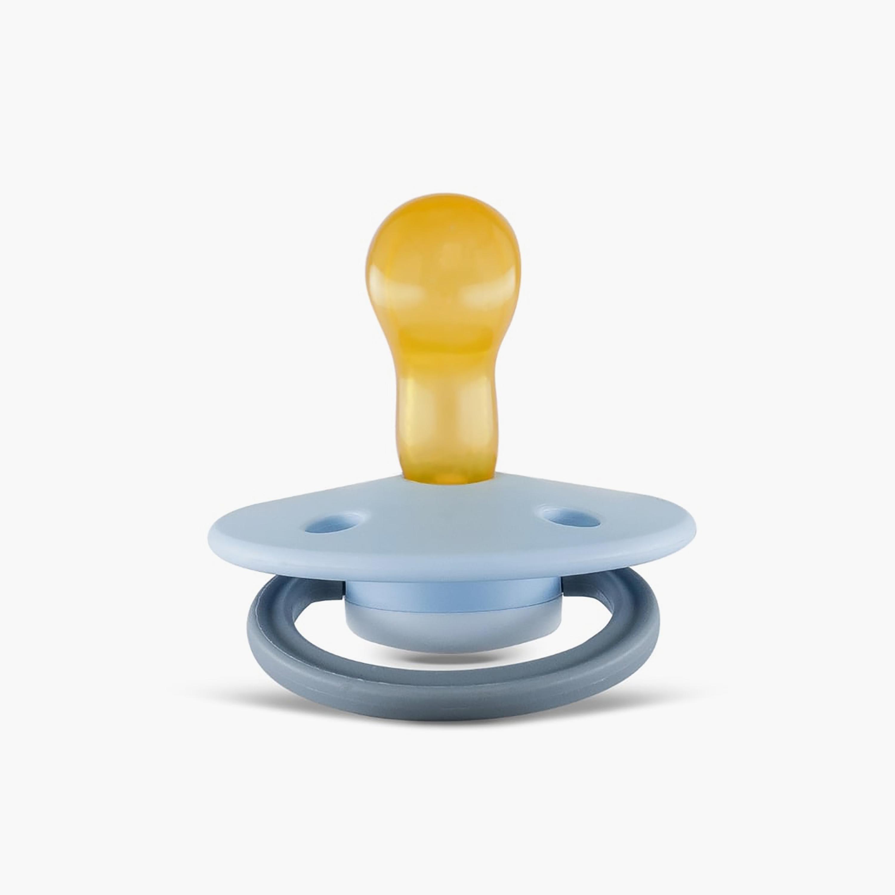 Rebael Fashion Natural Rubber Round Pacifier, Size 1, 0-6M-baby-feeding-pacifiers-image-1