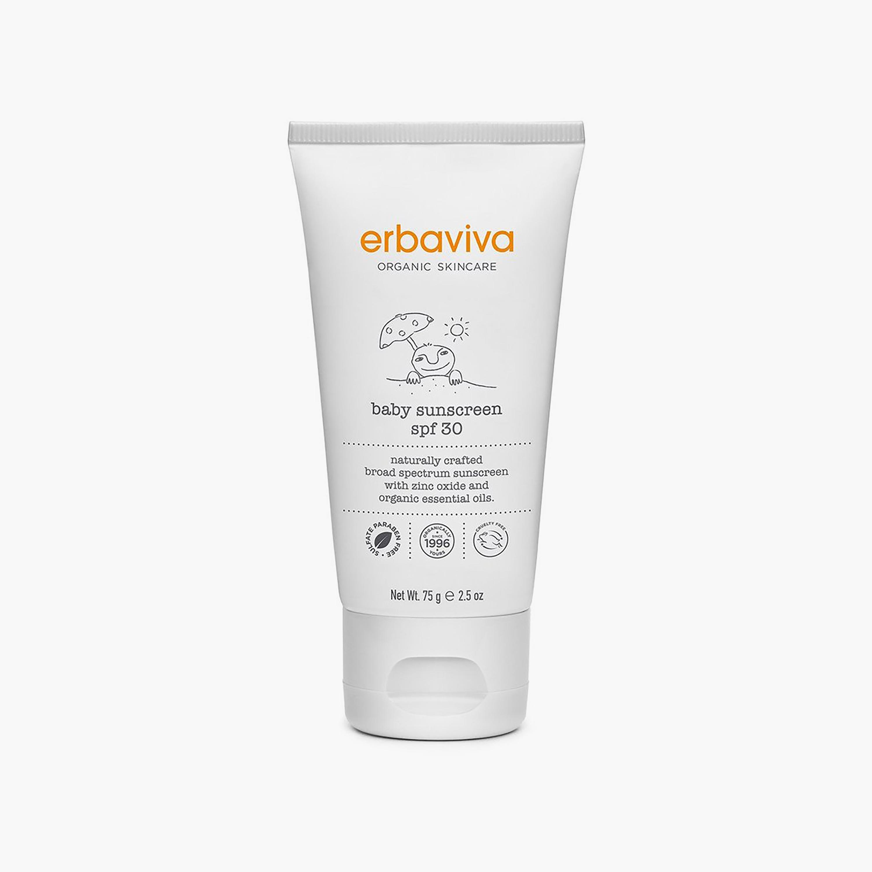 Erbaviva Baby Sunscreen, 60ml-baby-bathandcare-hairbodyskincare-image-1