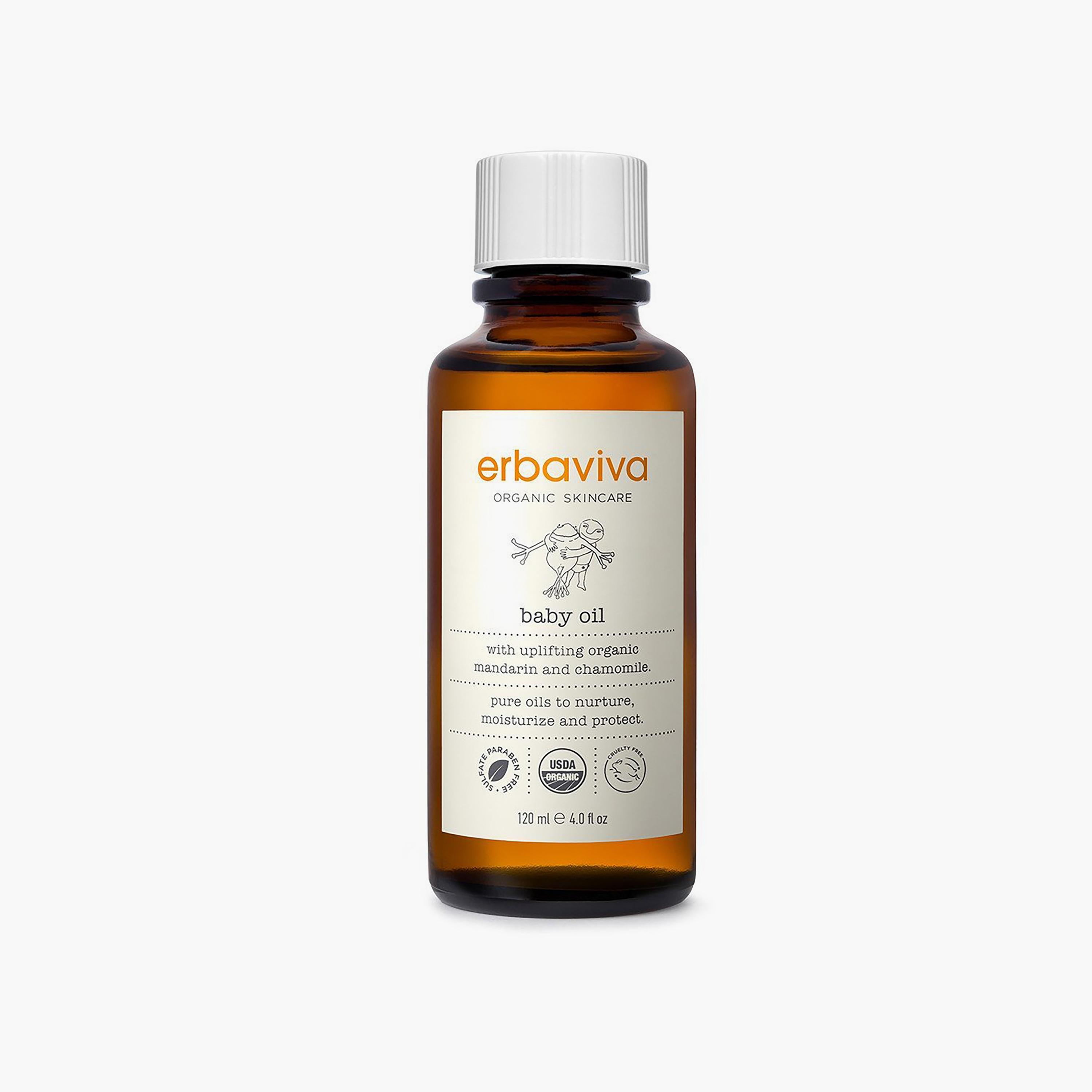 Erbaviva Organic Baby Oil, 120ml-baby-bathandcare-hairbodyskincare-image-1