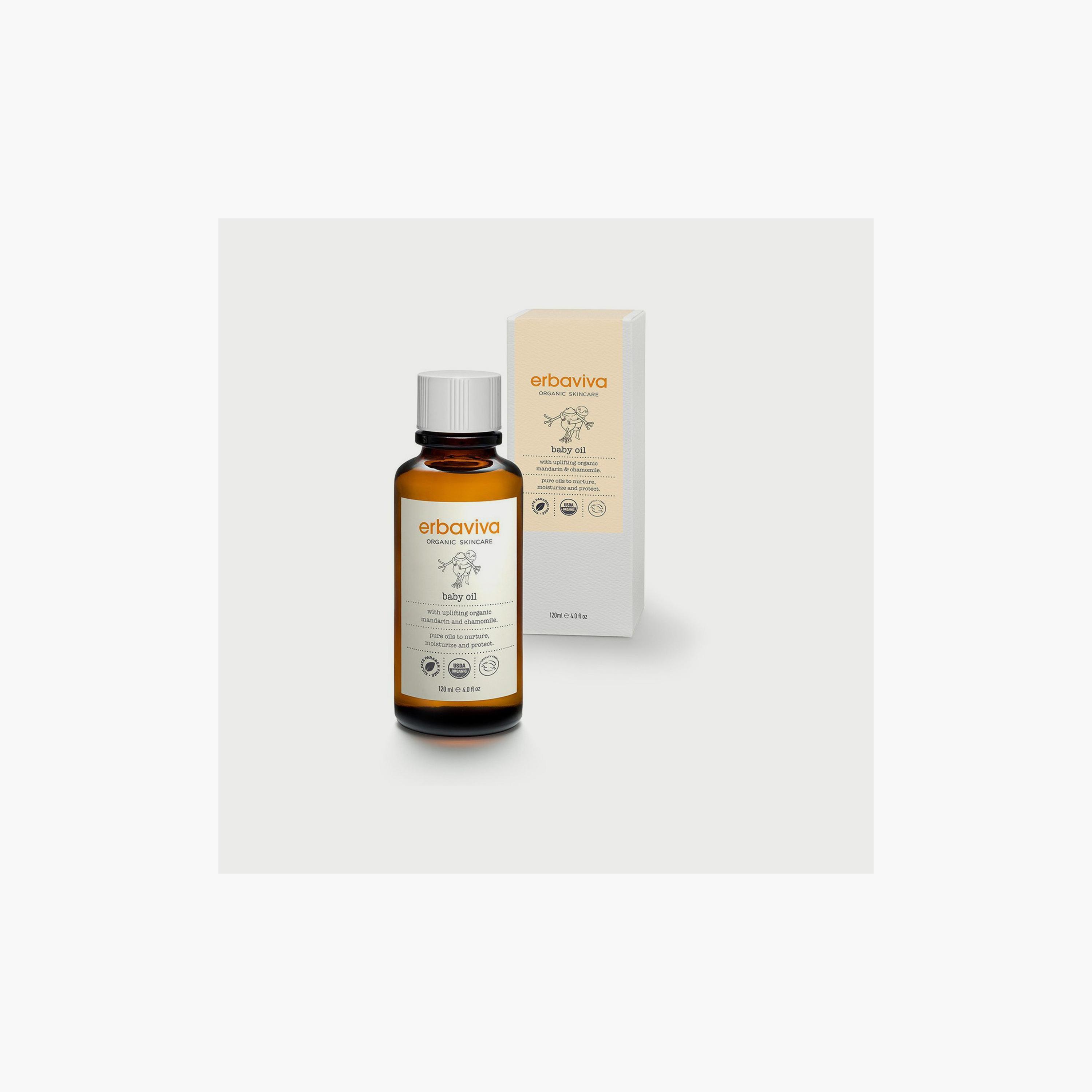 Erbaviva Organic Baby Oil, 120ml-baby-bathandcare-hairbodyskincare-image-3