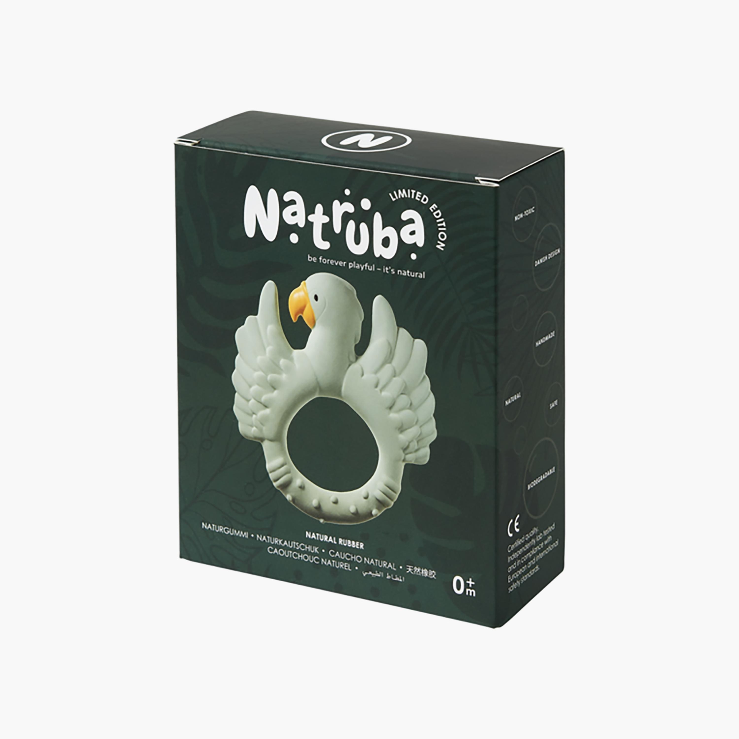 Natruba Teether Parrot, Light Green-baby-feeding-teethers-image-2