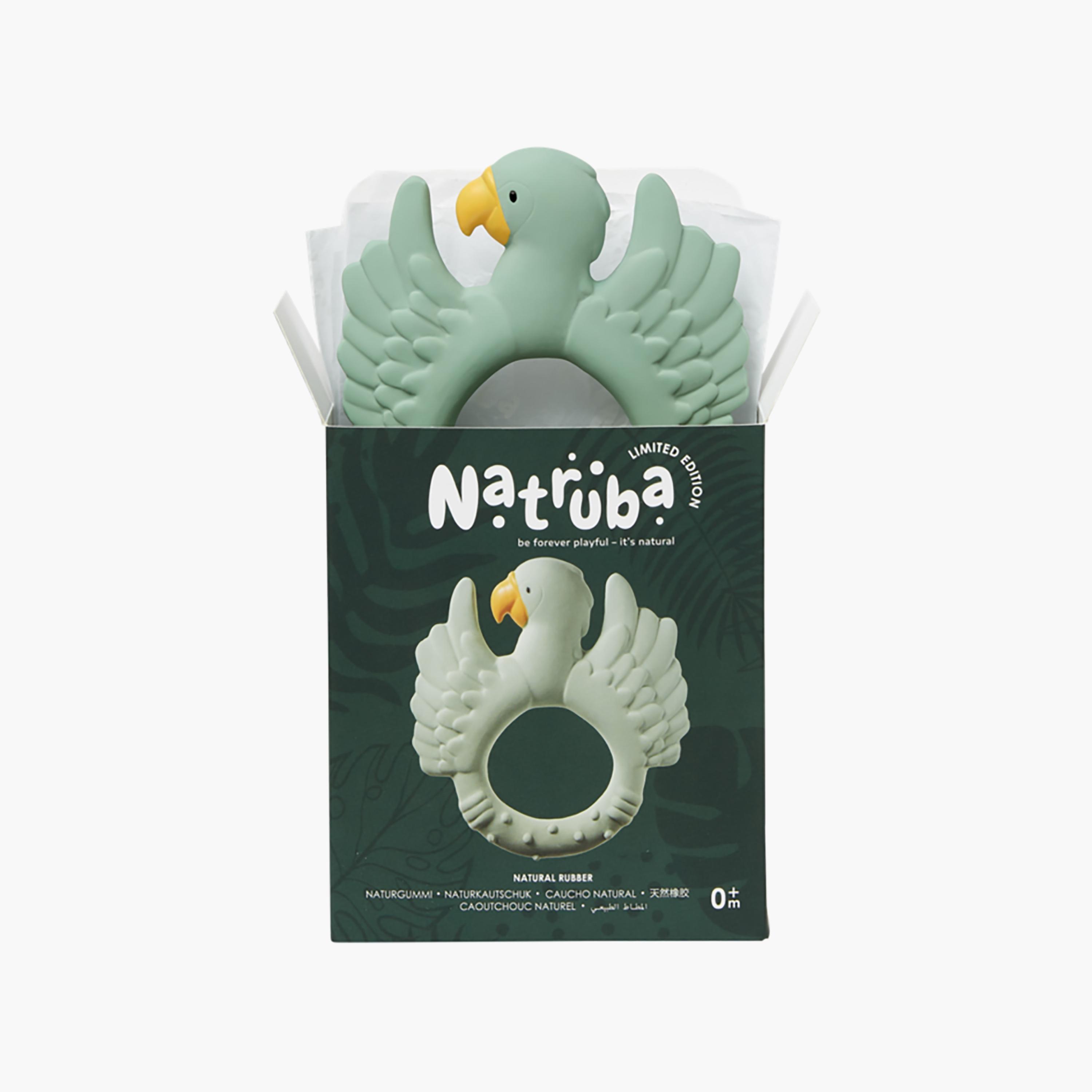Natruba Teether Parrot, Light Green-baby-feeding-teethers-image-3