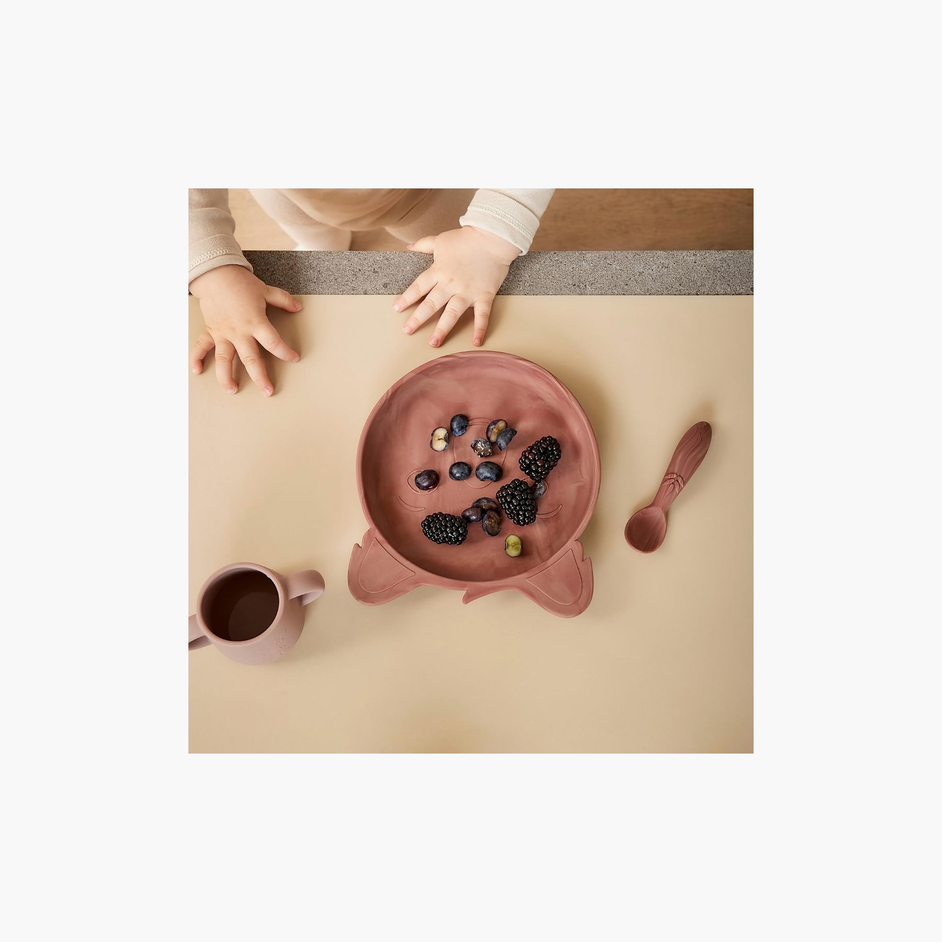 Nuuroo 2-Piece Akila Silicone Plate Koala, Red-baby-feeding-mealtimeessentials-image-3