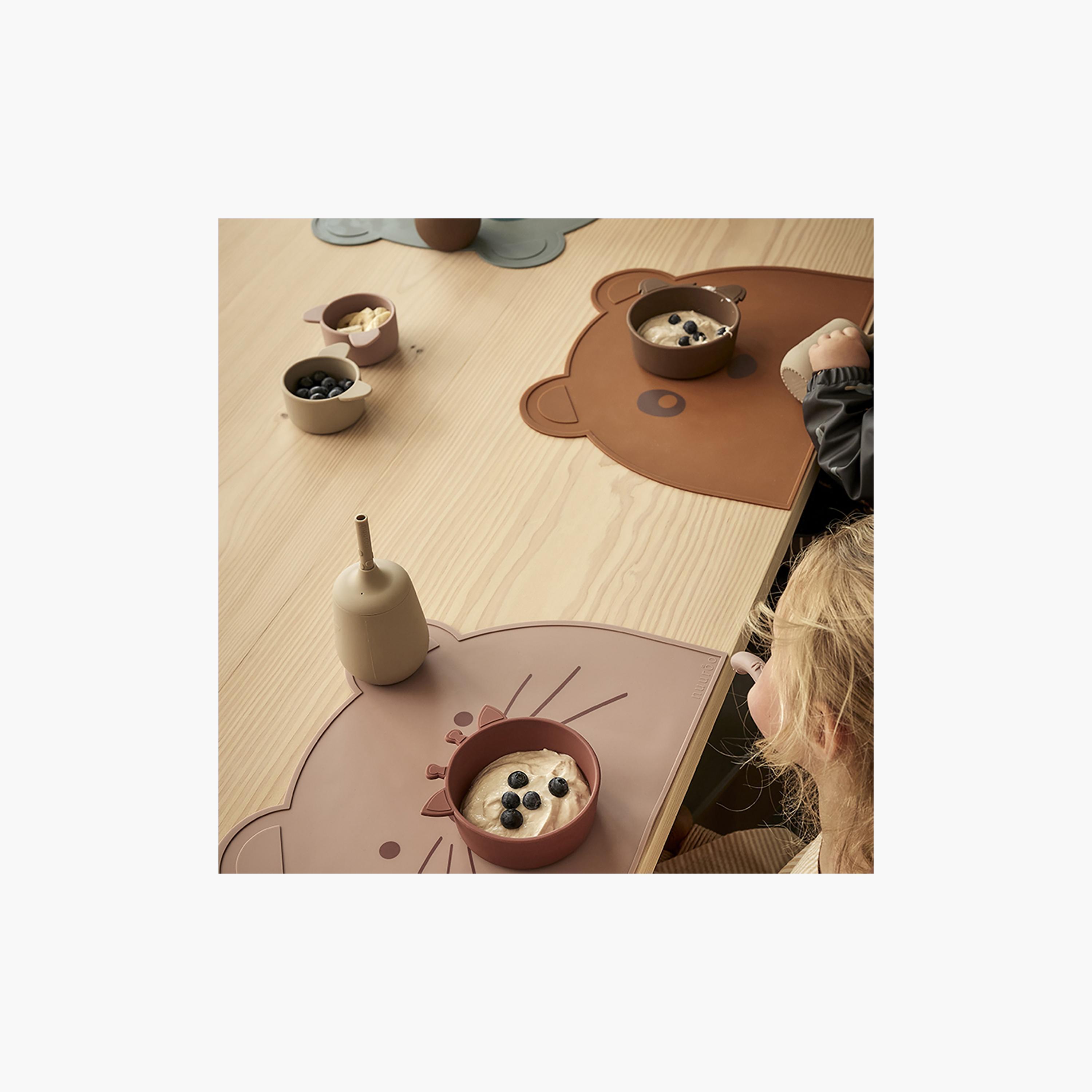 Nuuroo Ester Ear Silicone Placemat, Caramel Café-baby-feeding-mealtimeessentials-image-2