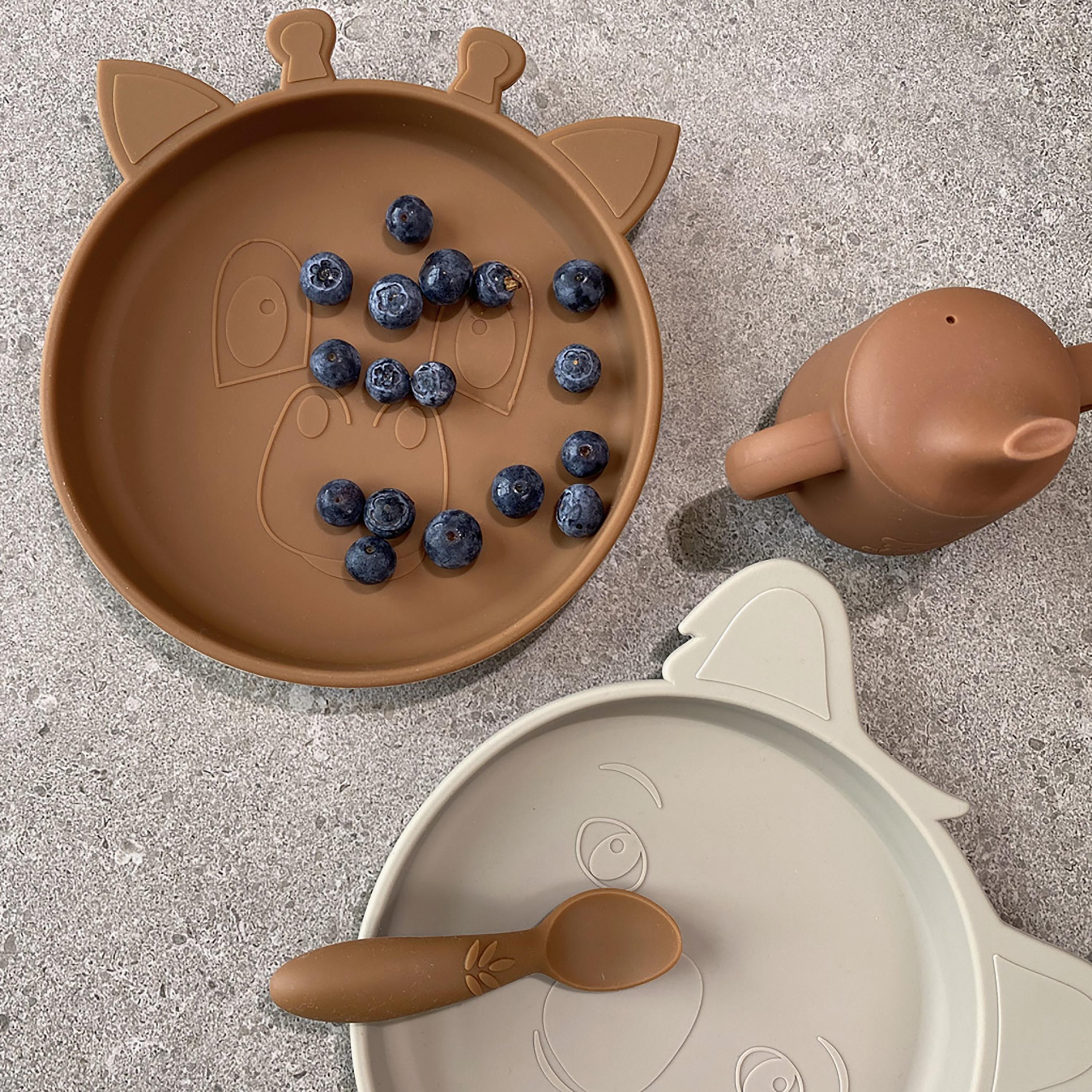 قطعتين طبق سيليكون أكيلا من نووروو، زرافة-baby-feeding-mealtimeessentials-image-3