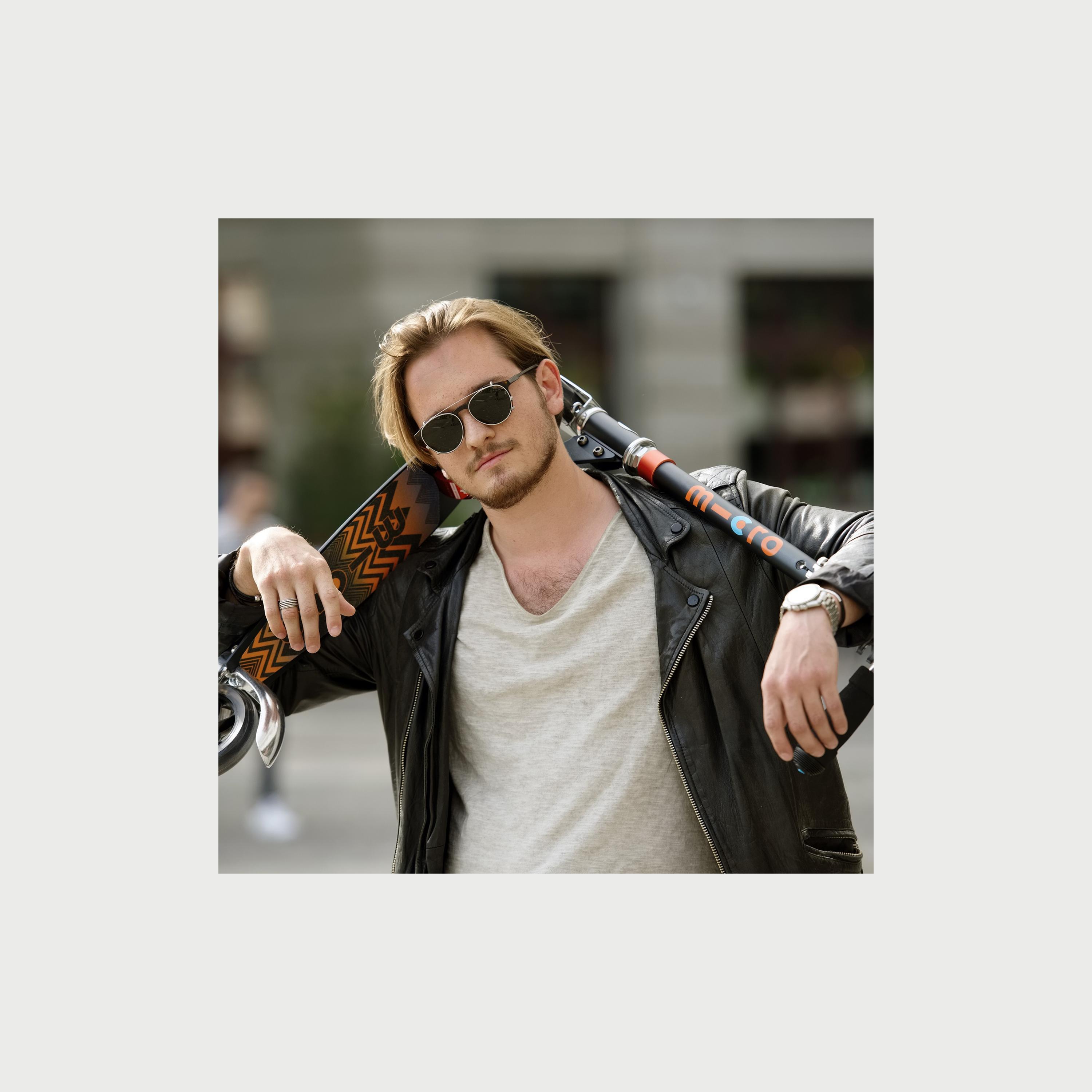 Micro Speed Aztec, Black-toys-outdoor-scooters-image-2