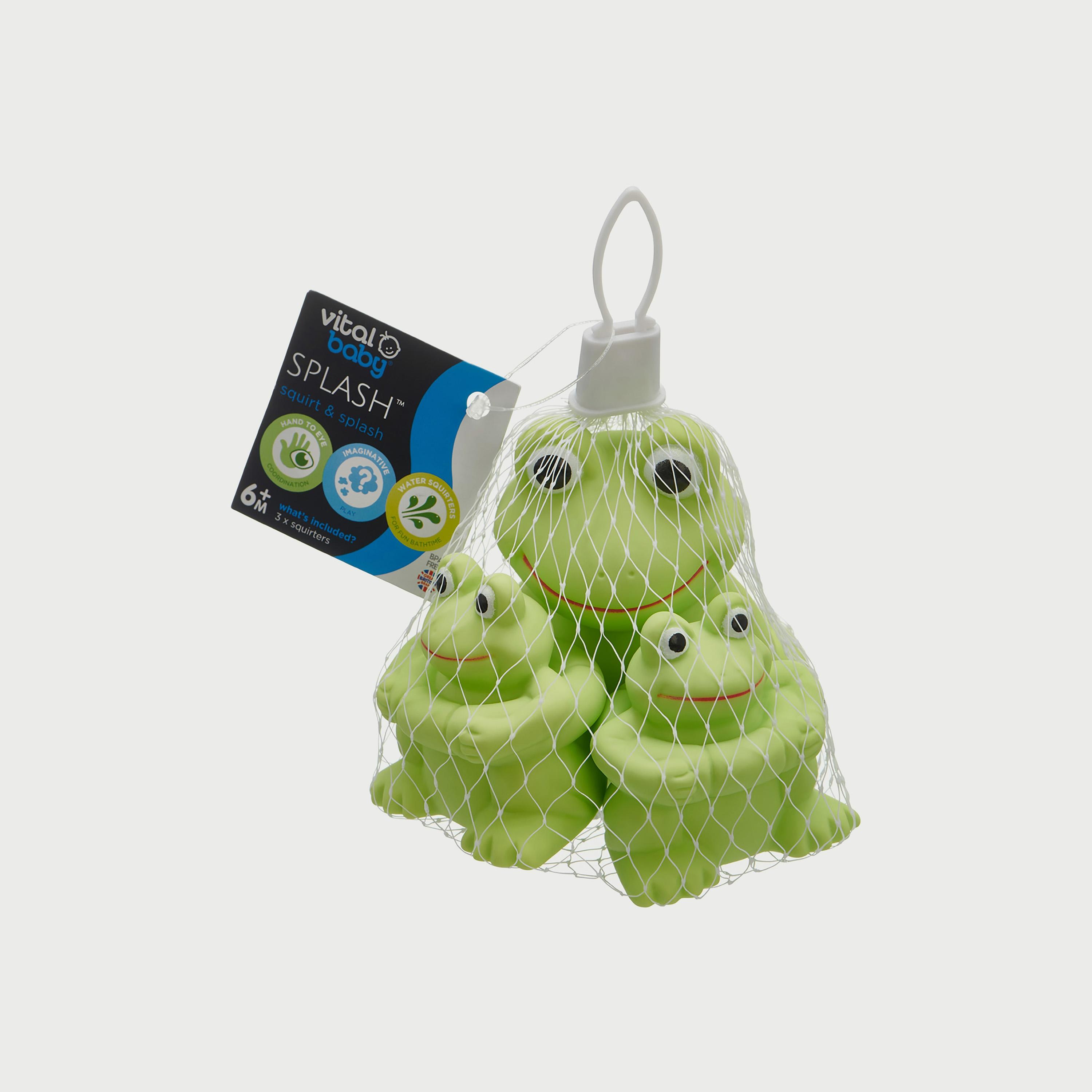 لعبة البط والضفادع لوقت الاستحمام 3 قطع من فيتال بيبي، + 6 أشهر-toys-babyandtoddlertoys-bathtoys-image-3
