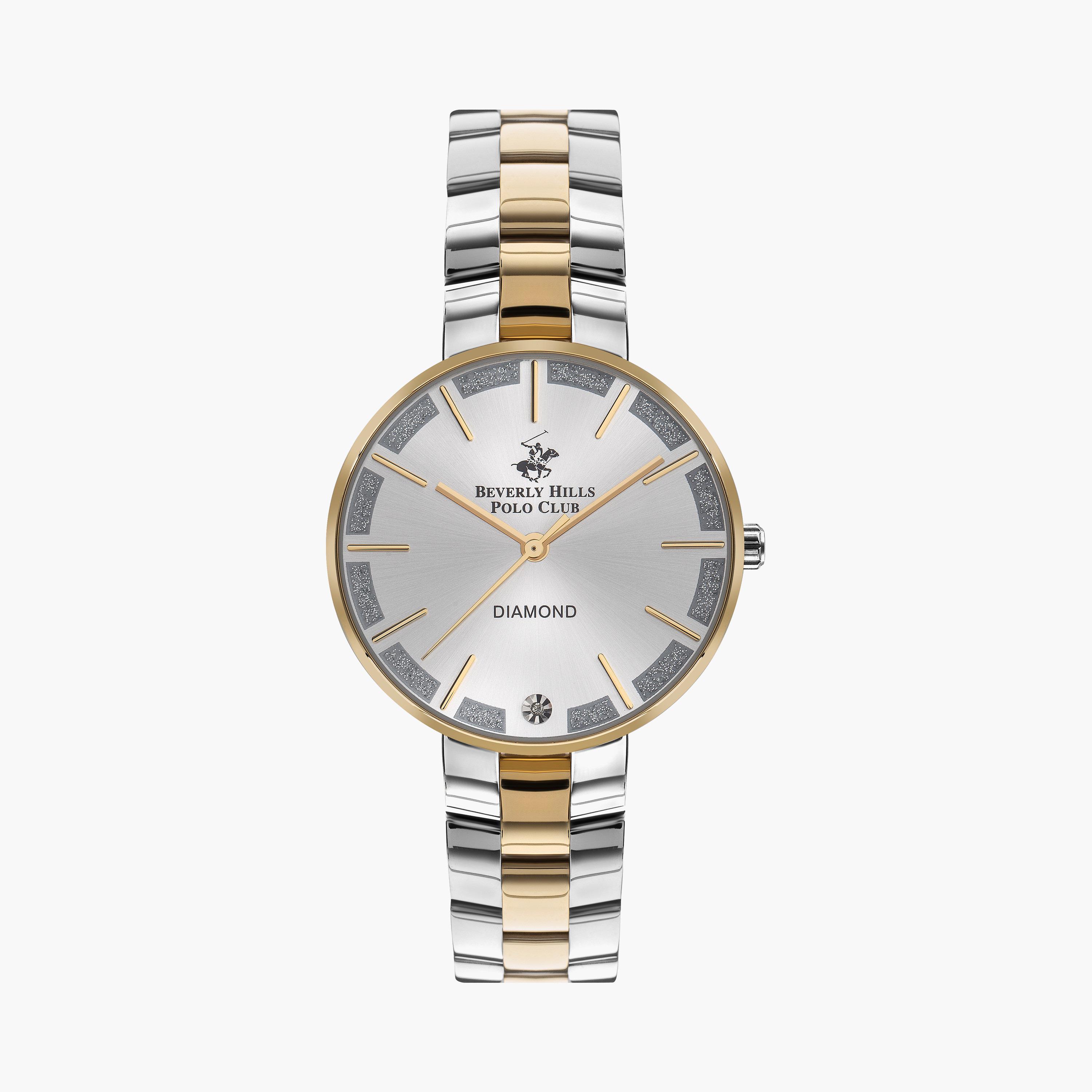  BP3332X.230 | ساعة بيفرلي هيلز بولو كلوب للنساء ذو انالوج فضي وذهبي بسوار من ستانلس ستيل-women-watchesandjewellery-watches-image-1