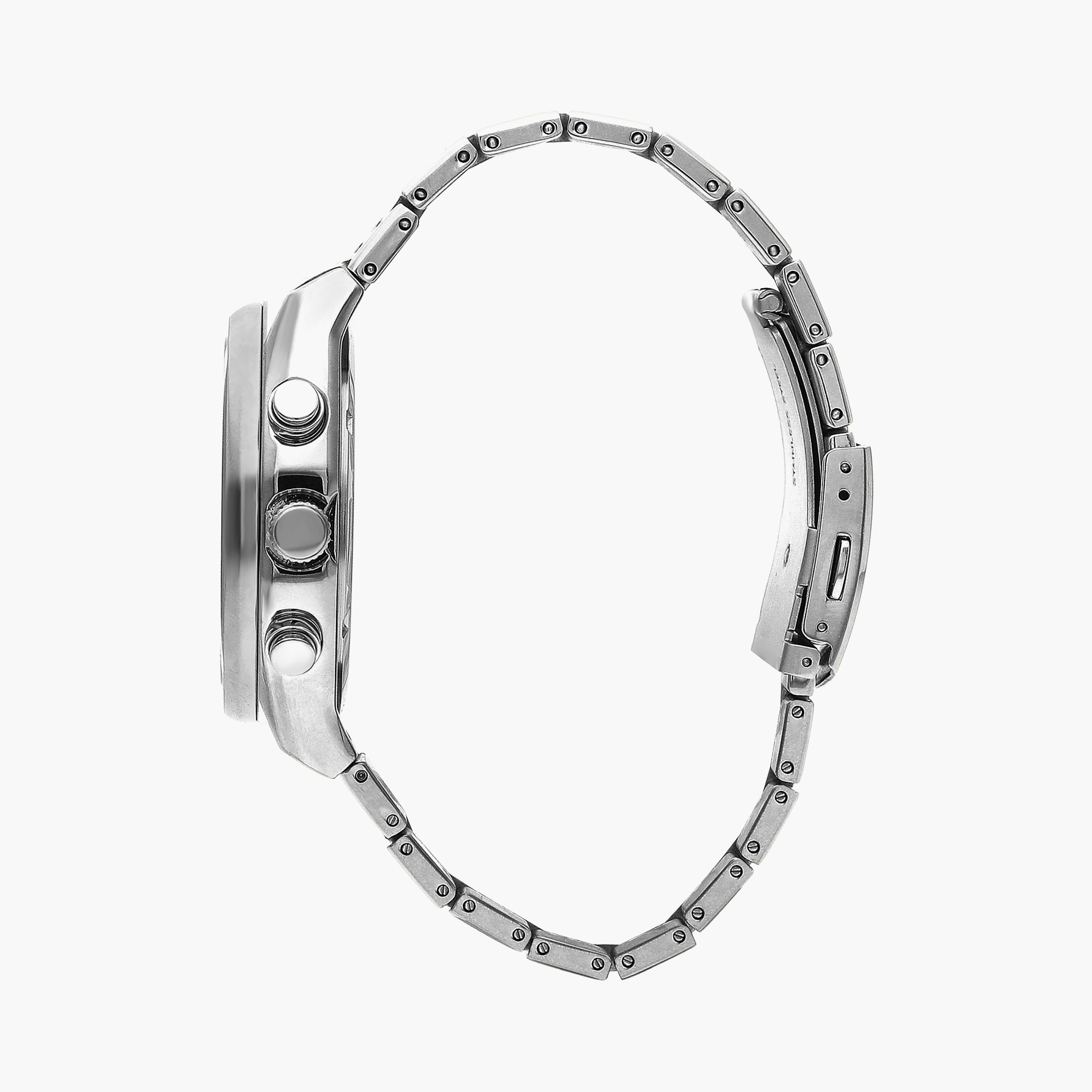 Beverly Hills Polo Club Men Silver Chronograph Stainless Steel Strap Watch | BP3344X.390-men-watchesandjewellery-watches-image-2