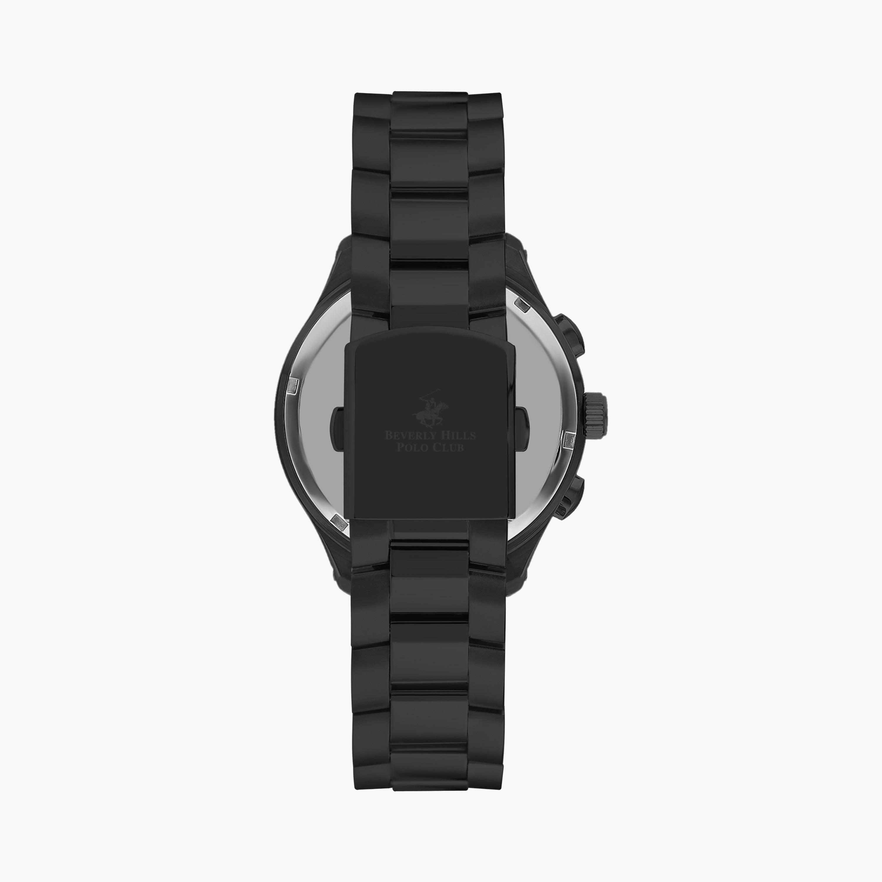 Beverly Hills Polo Club Men Black Chronograph Stainless Steel Strap Watch | BP3304X.690-men-watchesandjewellery-watches-image-3