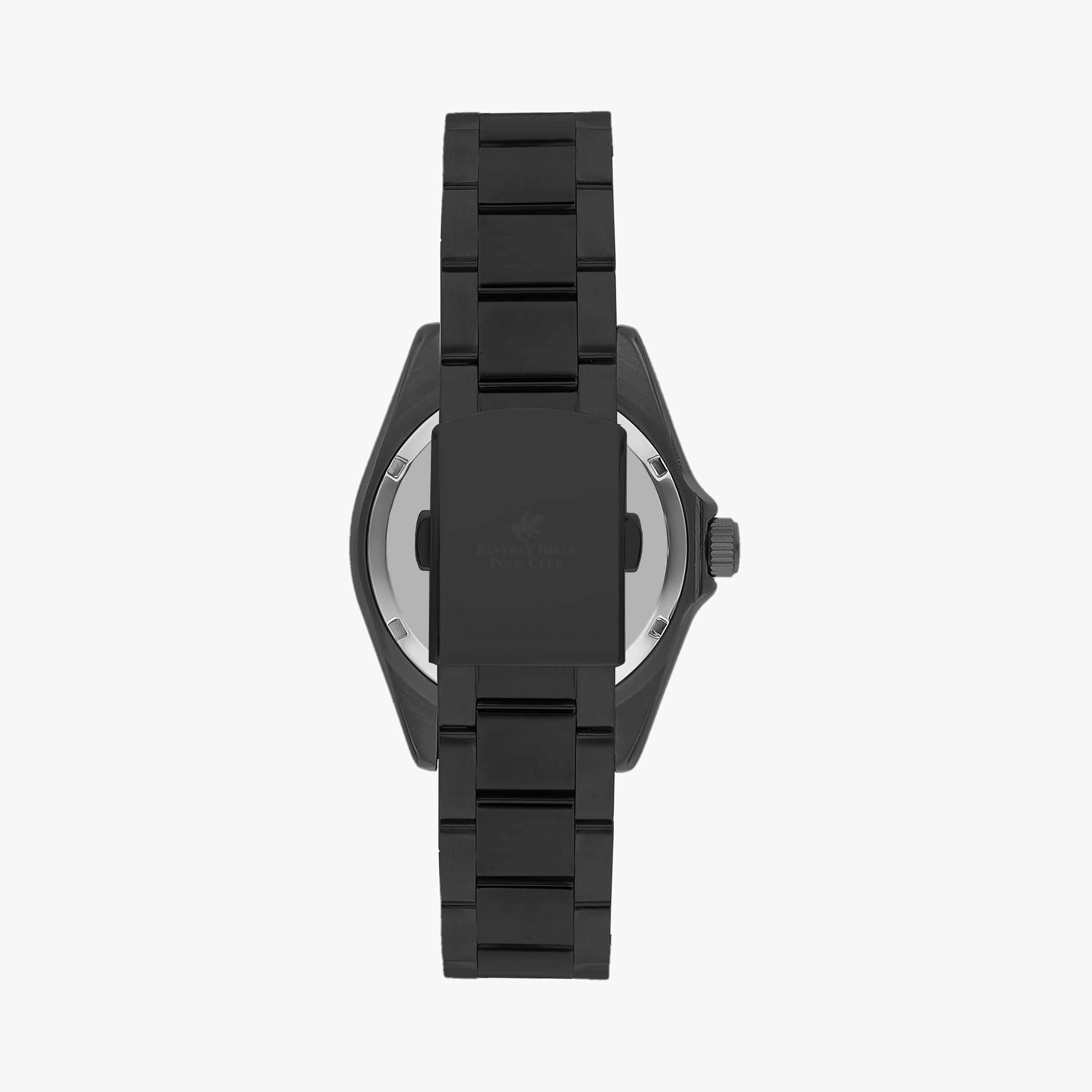 Beverly Hills Polo Club Men Black Analog Stainless Steel Strap Watch | BP3328X.690 | 42 MM-men-watchesandjewellery-watches-image-3