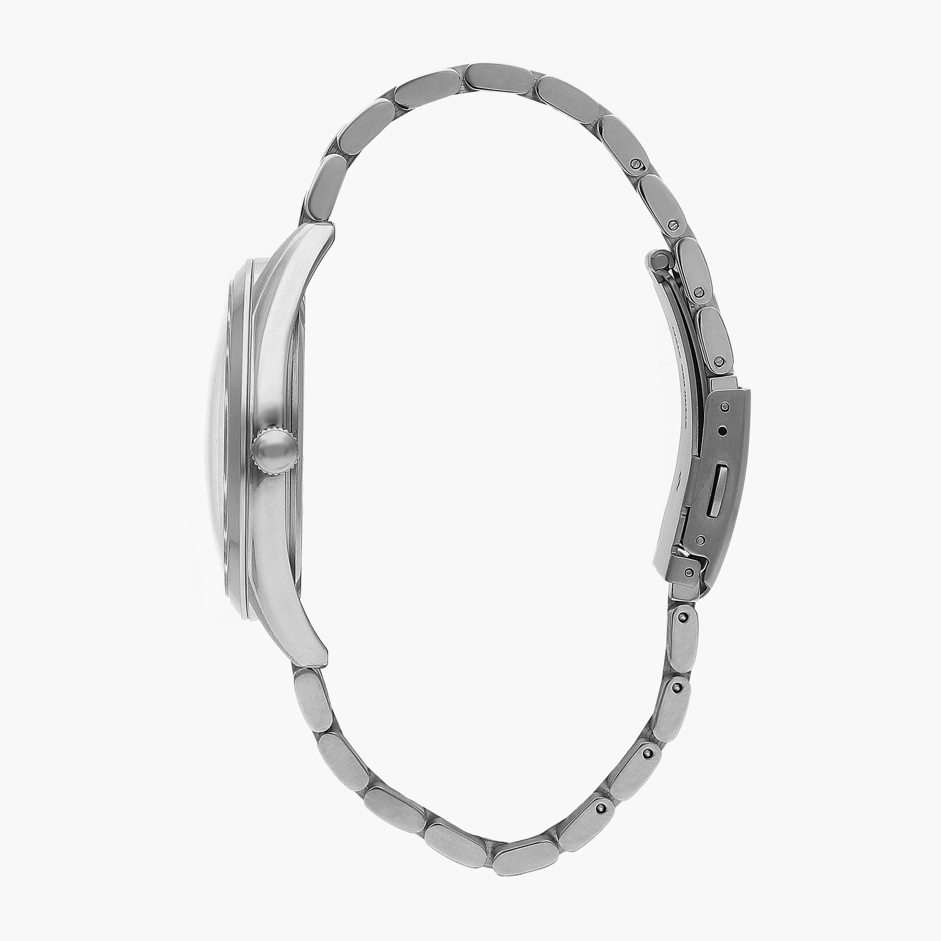 Beverly Hills Polo Club Men Silver Analog Stainless Steel Strap Watch | BP3356X.390-men-watchesandjewellery-watches-image-2