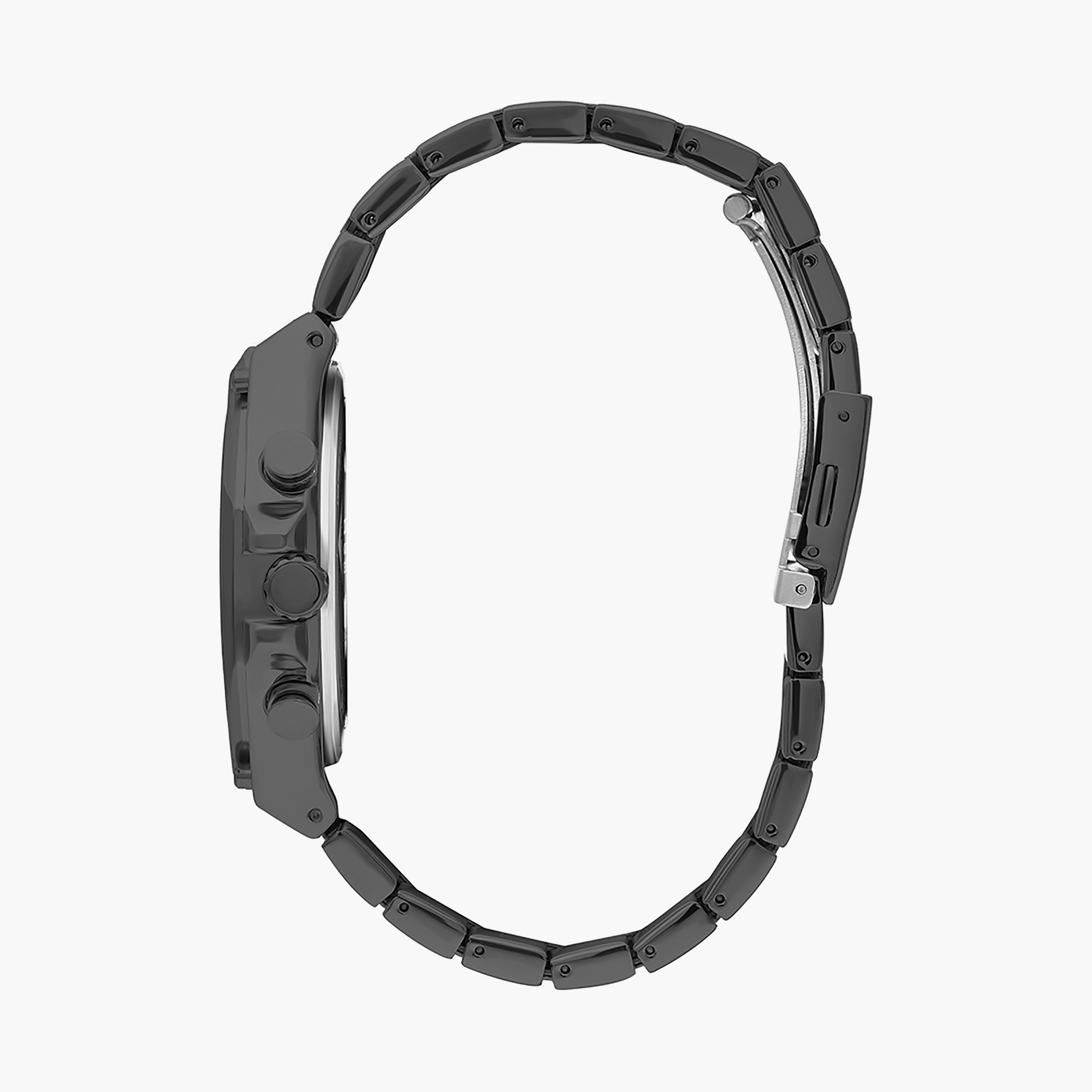  LC07319.060 | ساعة لي كوبر للرجال بسوار من ستانلس ستيل ذو كرونوغراف رمادي-men-watchesandjewellery-watches-image-2
