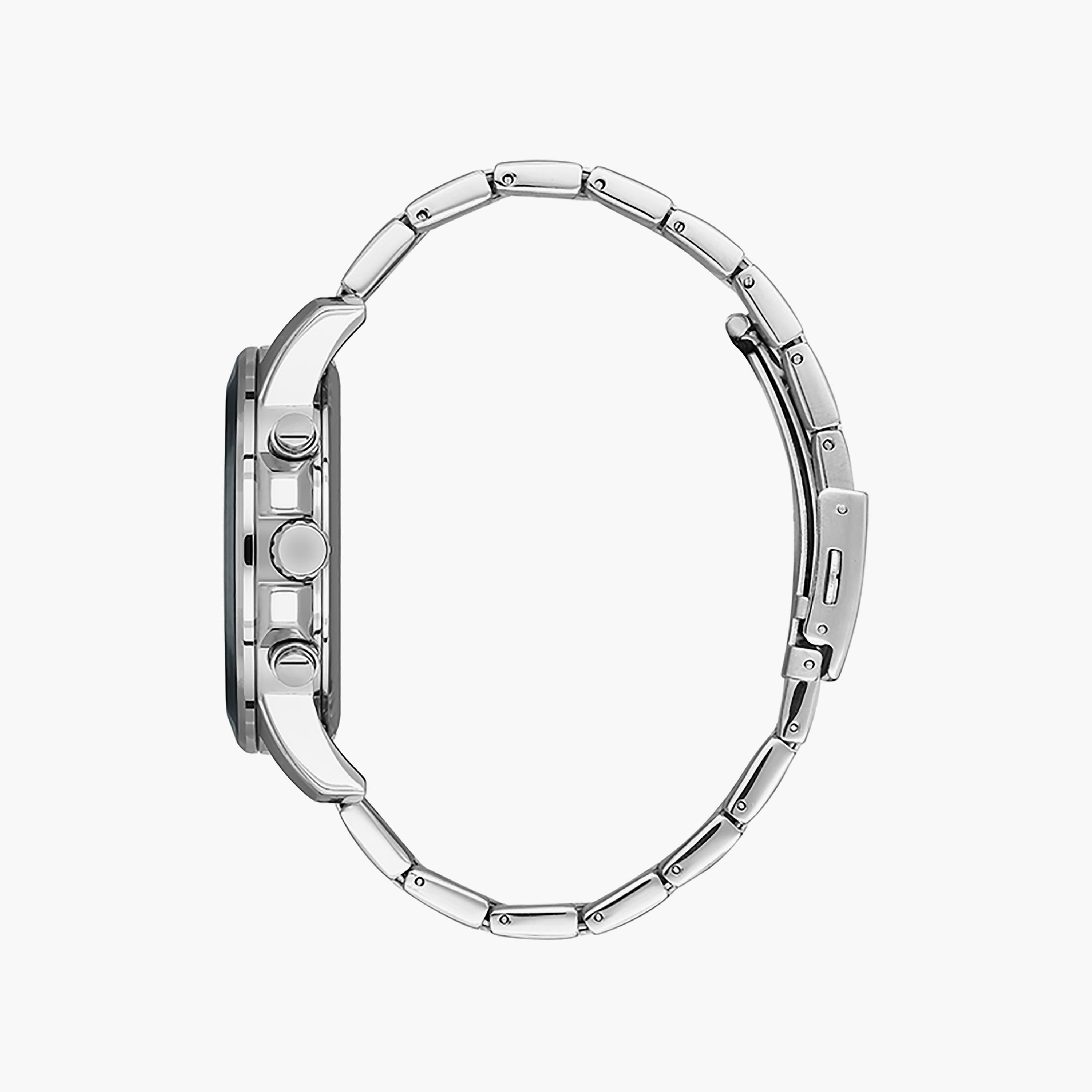  LC06882.350-NL| ساعة لي كوبر للرجال ذات كرونوغراف فضية بسوار من ستانلس ستيل-men-watchesandjewellery-watches-image-2