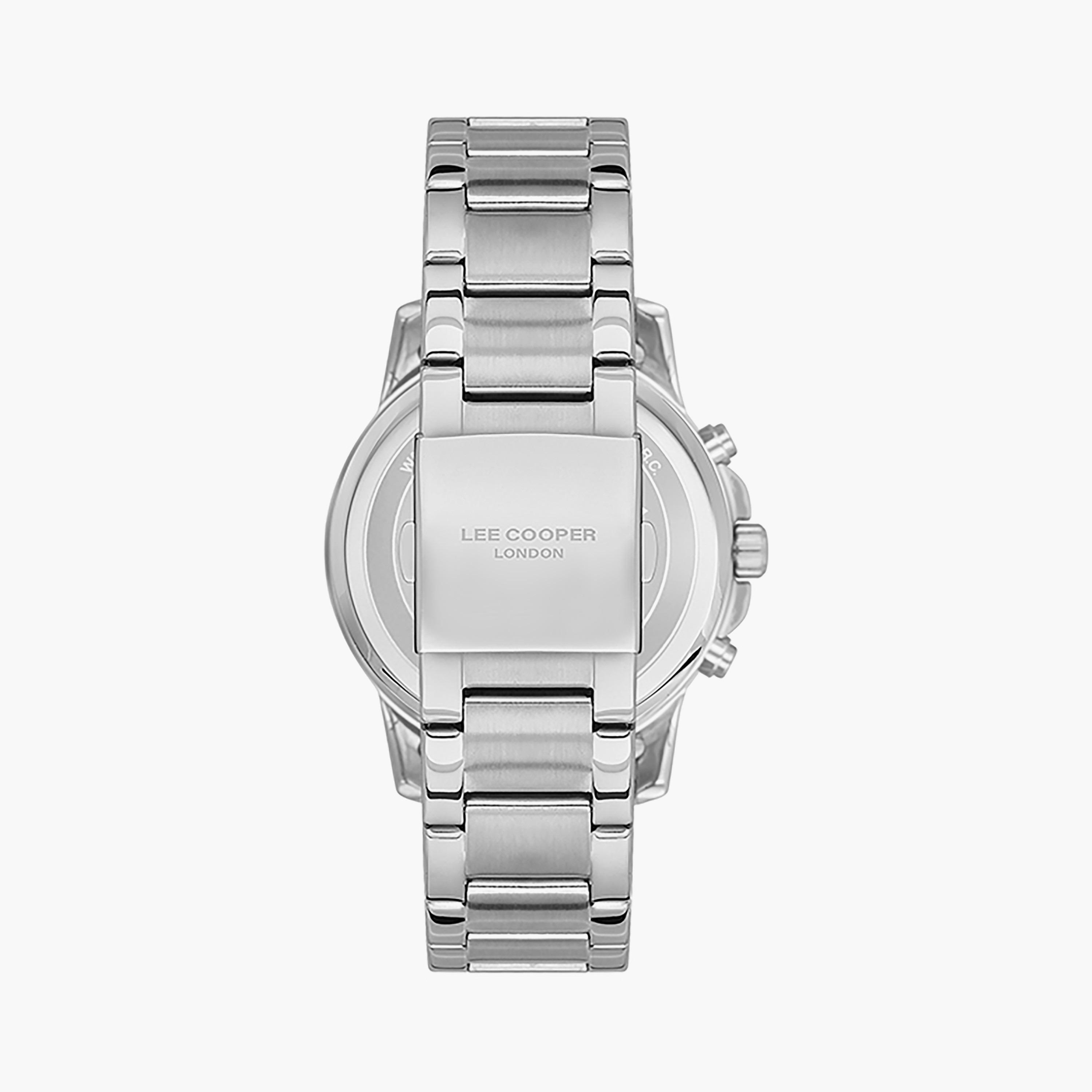  LC06882.350-NL| ساعة لي كوبر للرجال ذات كرونوغراف فضية بسوار من ستانلس ستيل-men-watchesandjewellery-watches-image-3