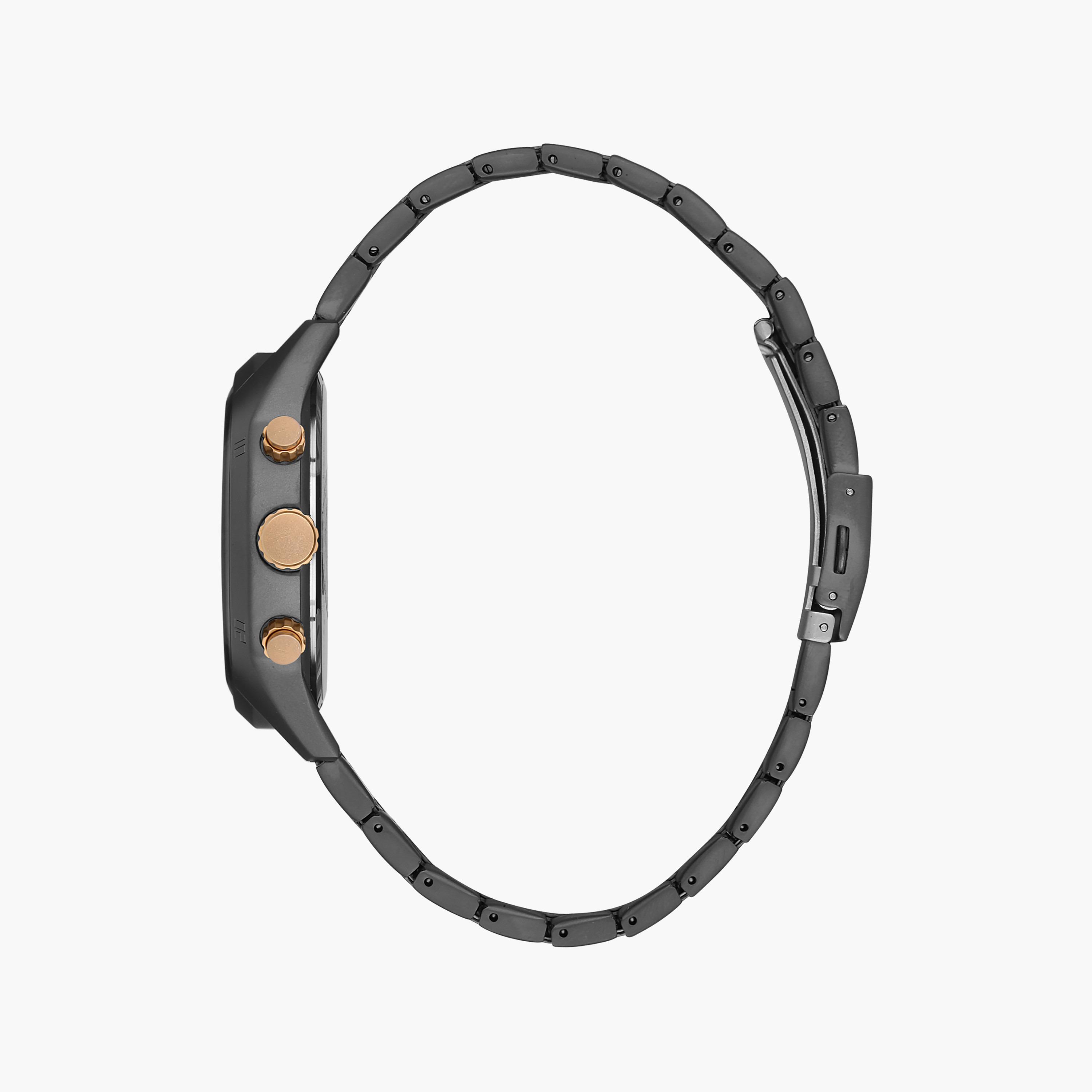  LC06760.060 | ساعة لي كوبر للرجال بسوار من ستانلس ستيل ذو كرونوغراف رمادي-men-watchesandjewellery-watches-image-2