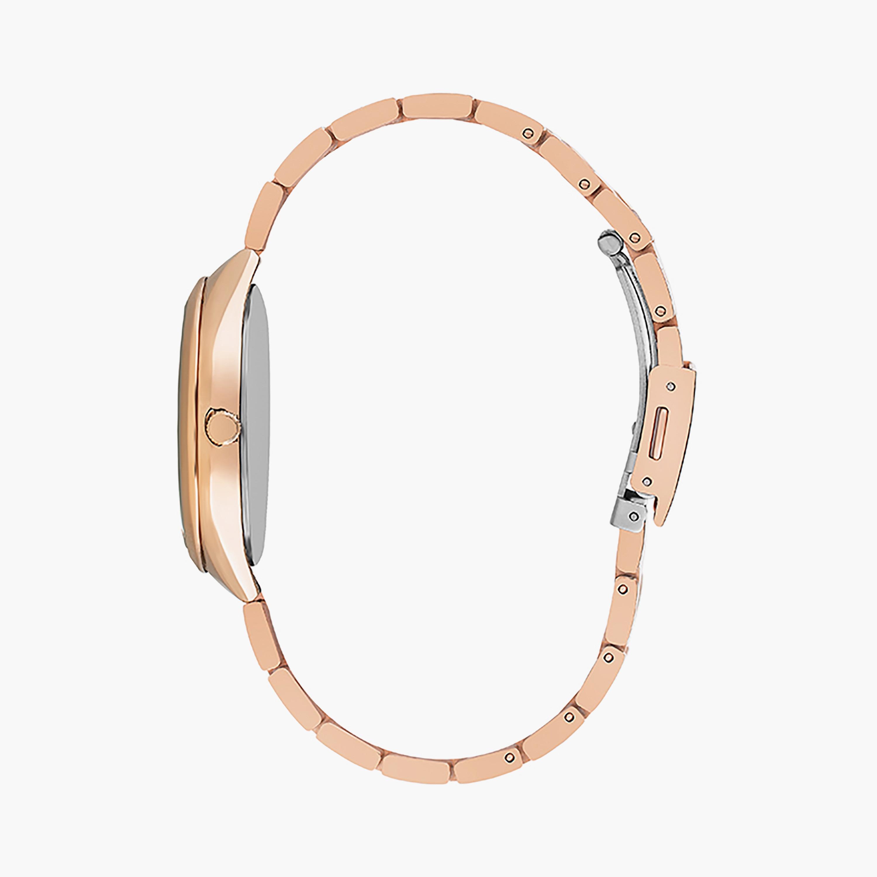  LC07456.420 | ساعة لي كوبر للنساء بسوار من ستانلس ستيل ذو كرونوغراف ذهبي وردي-women-watchesandjewellery-watches-image-2