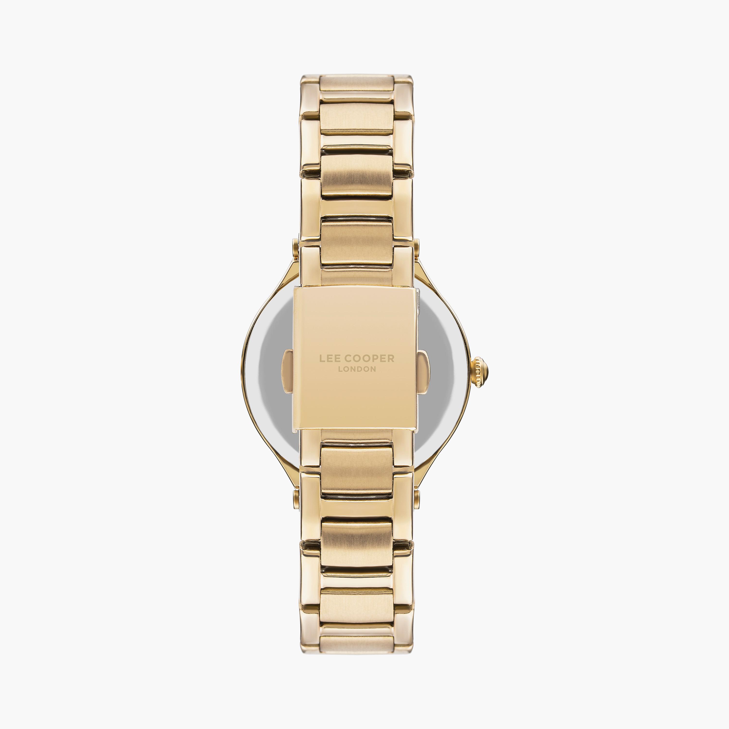  LC07440.120| ساعة لي كوبر ذهبية للنساء ذات أنالوج بسوار من ستانلس ستيل-women-watchesandjewellery-watches-image-3