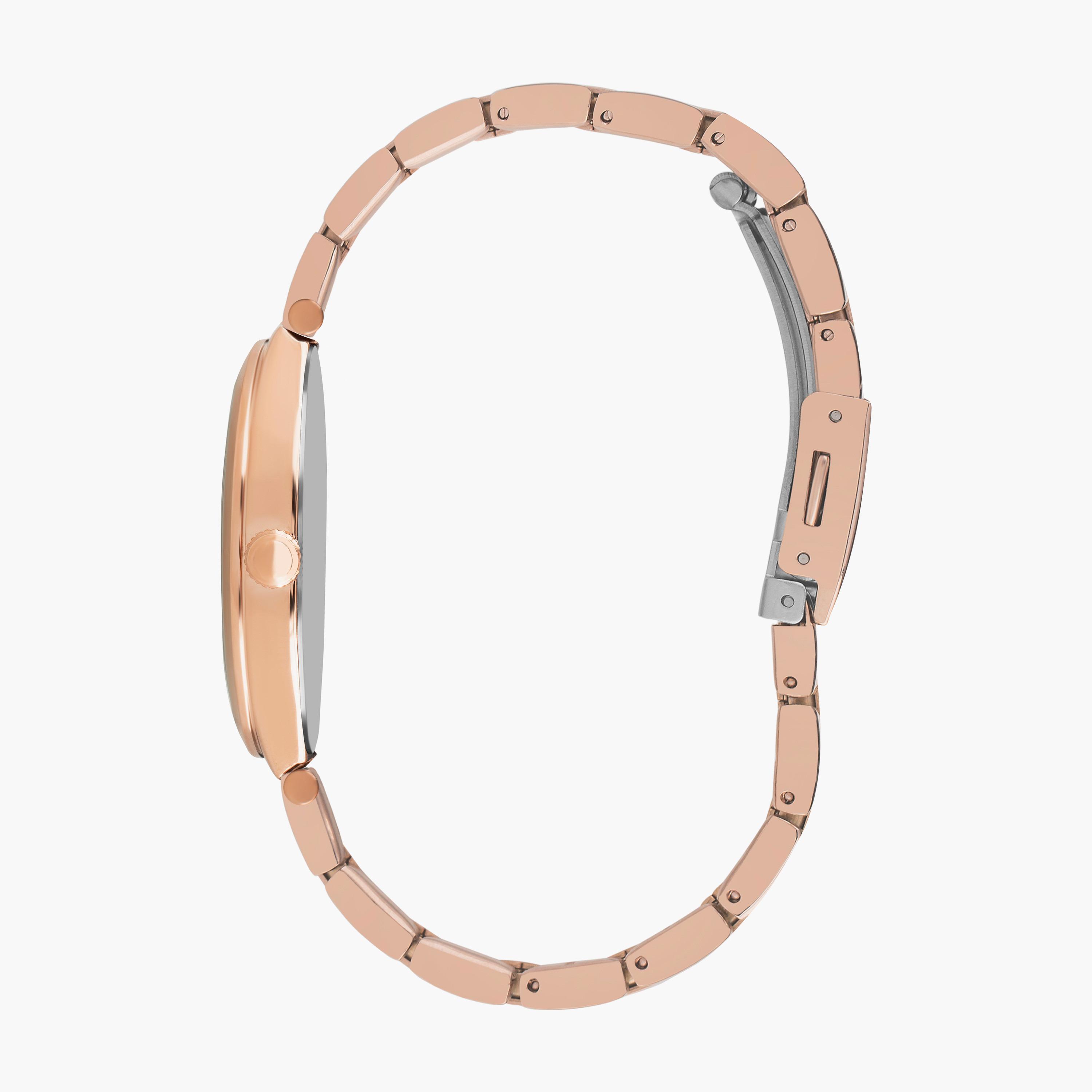  LC07440.420 | ساعة لي كوبر للنساء ذات أنالوج ذهبي وردي بسوار من ستانلس ستيل-women-watchesandjewellery-watches-image-2