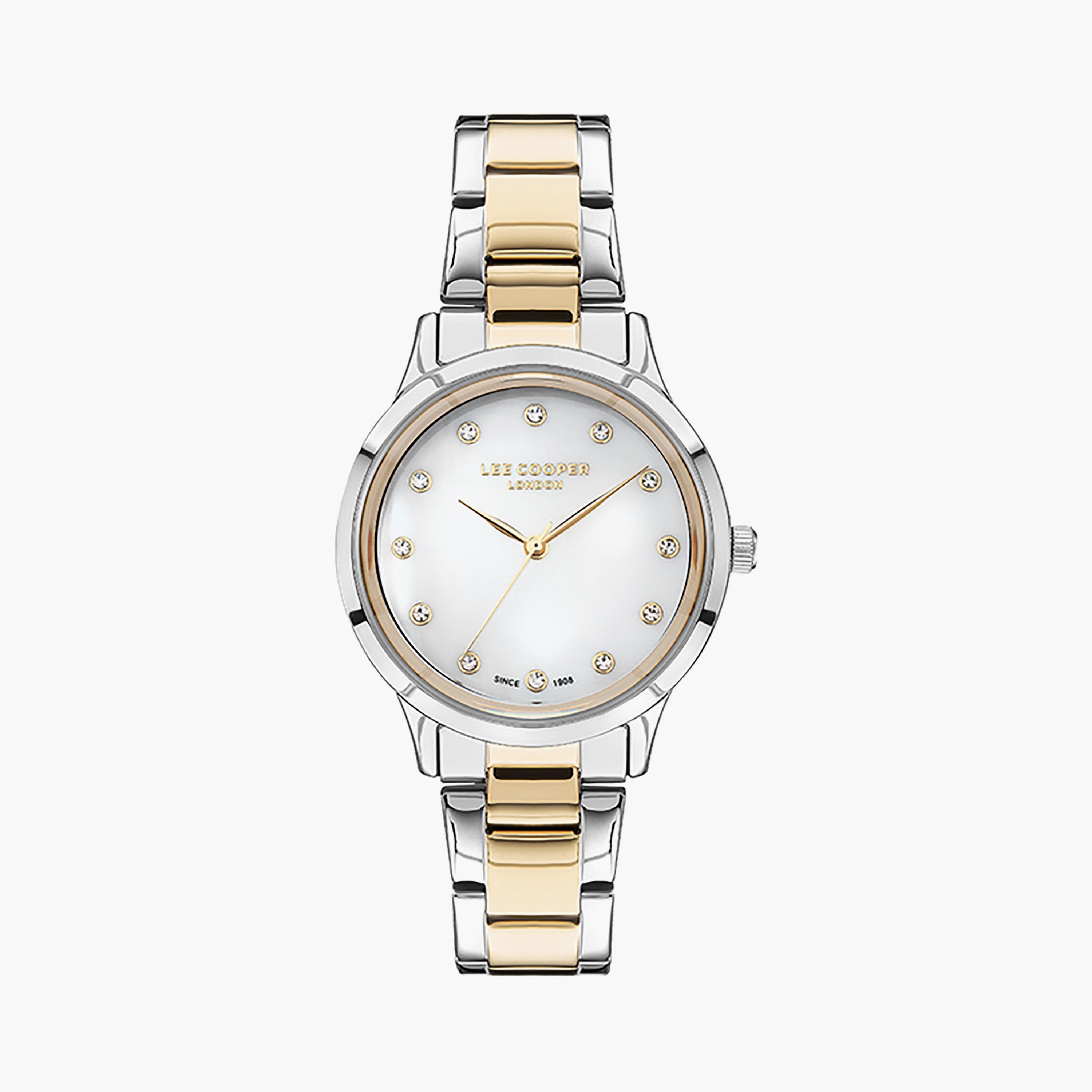  LC07457.220 | ساعة لي كوبر للنساء ذو انالوج بسوار من ستانلس ستيل مع لون فضي وذهبي-women-watchesandjewellery-watches-image-1