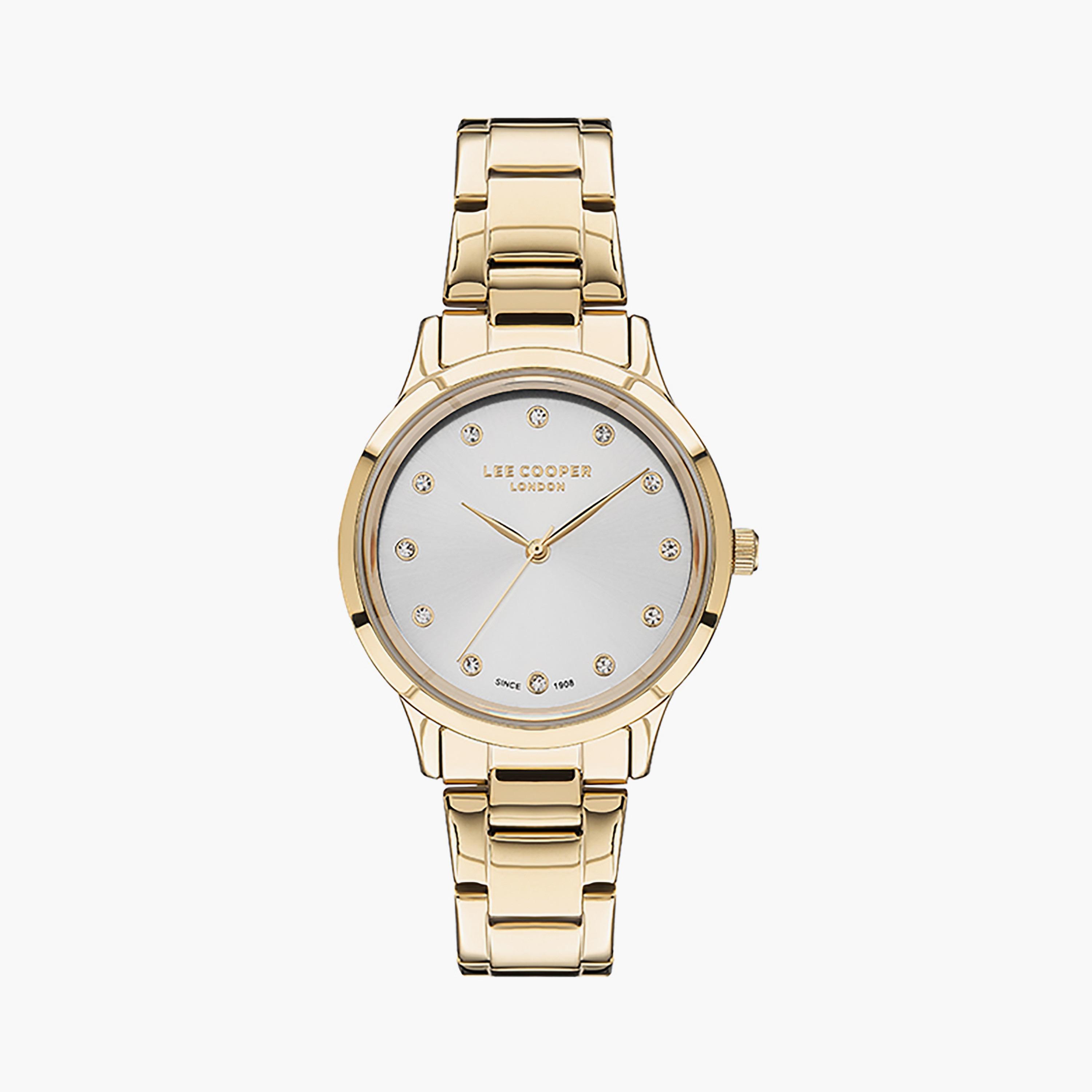  LC07457.130 | ساعة لي كوبر ذهبية للنساء ذات أنالوج بسوار من ستانلس ستيل-men-watchesandjewellery-watches-image-1