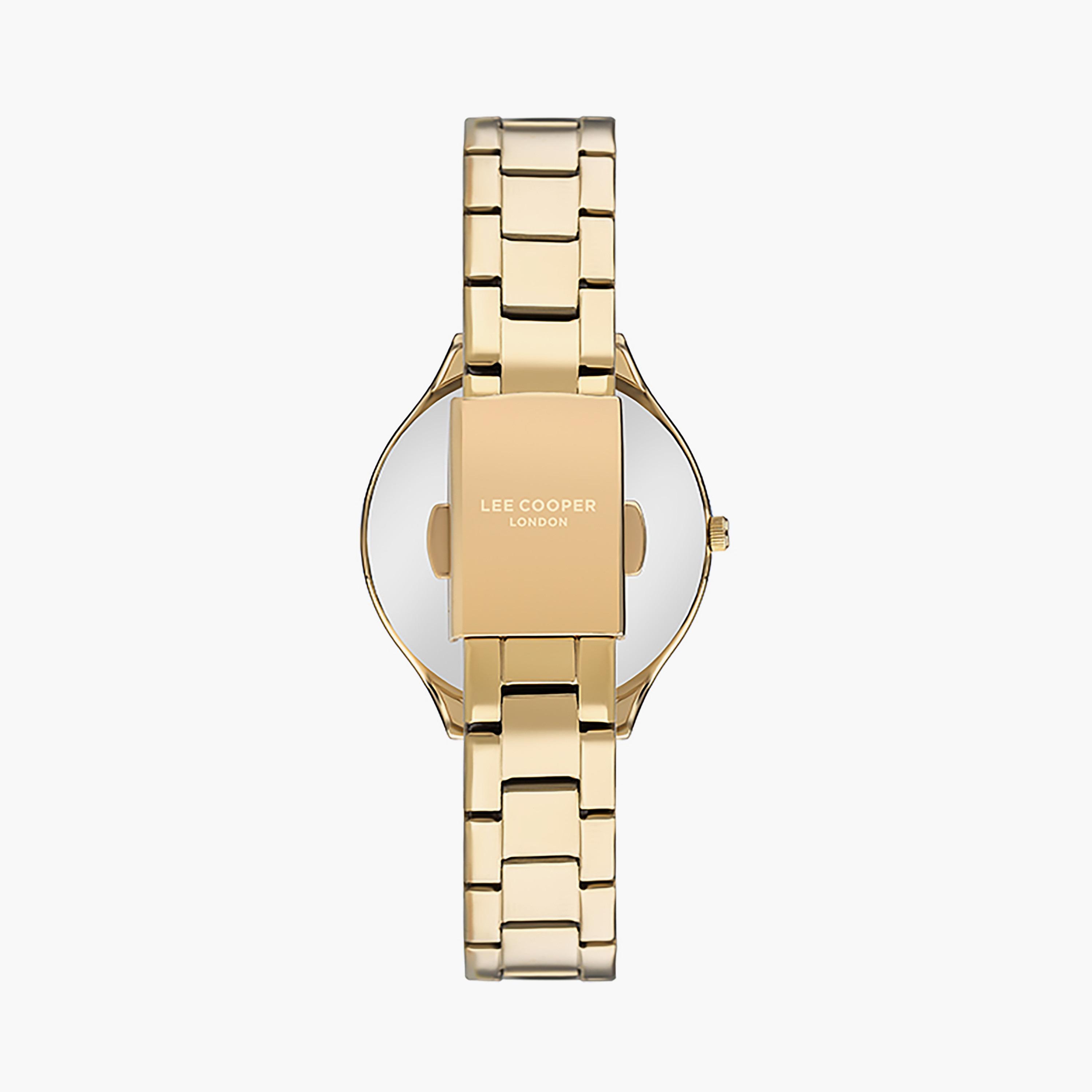  LC07457.130 | ساعة لي كوبر ذهبية للنساء ذات أنالوج بسوار من ستانلس ستيل-men-watchesandjewellery-watches-image-3