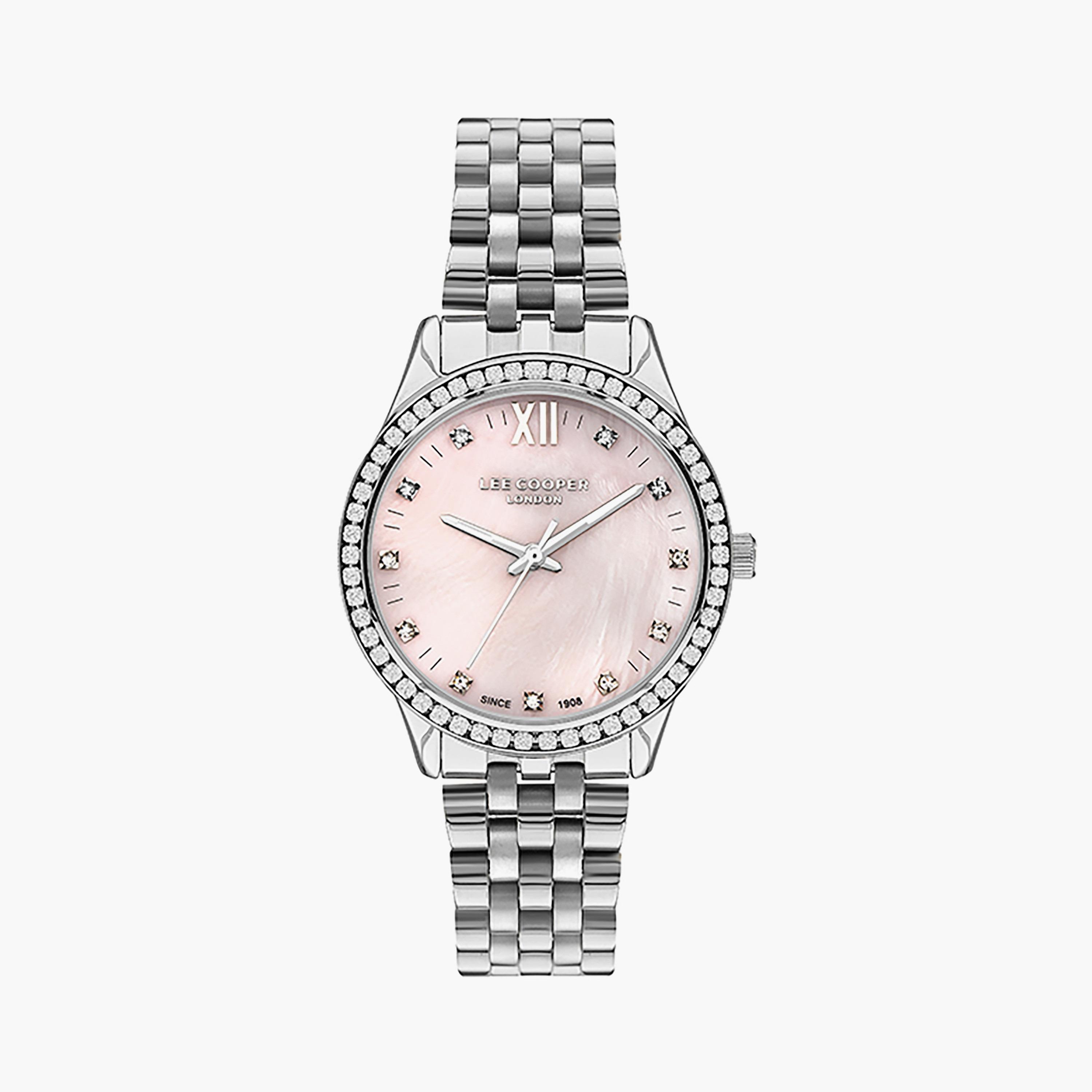  LC07483.380 | ساعة لي كوبر للنساء ذات أنالوج فضي بسوار من ستانلس ستيل-women-watchesandjewellery-watches-image-1