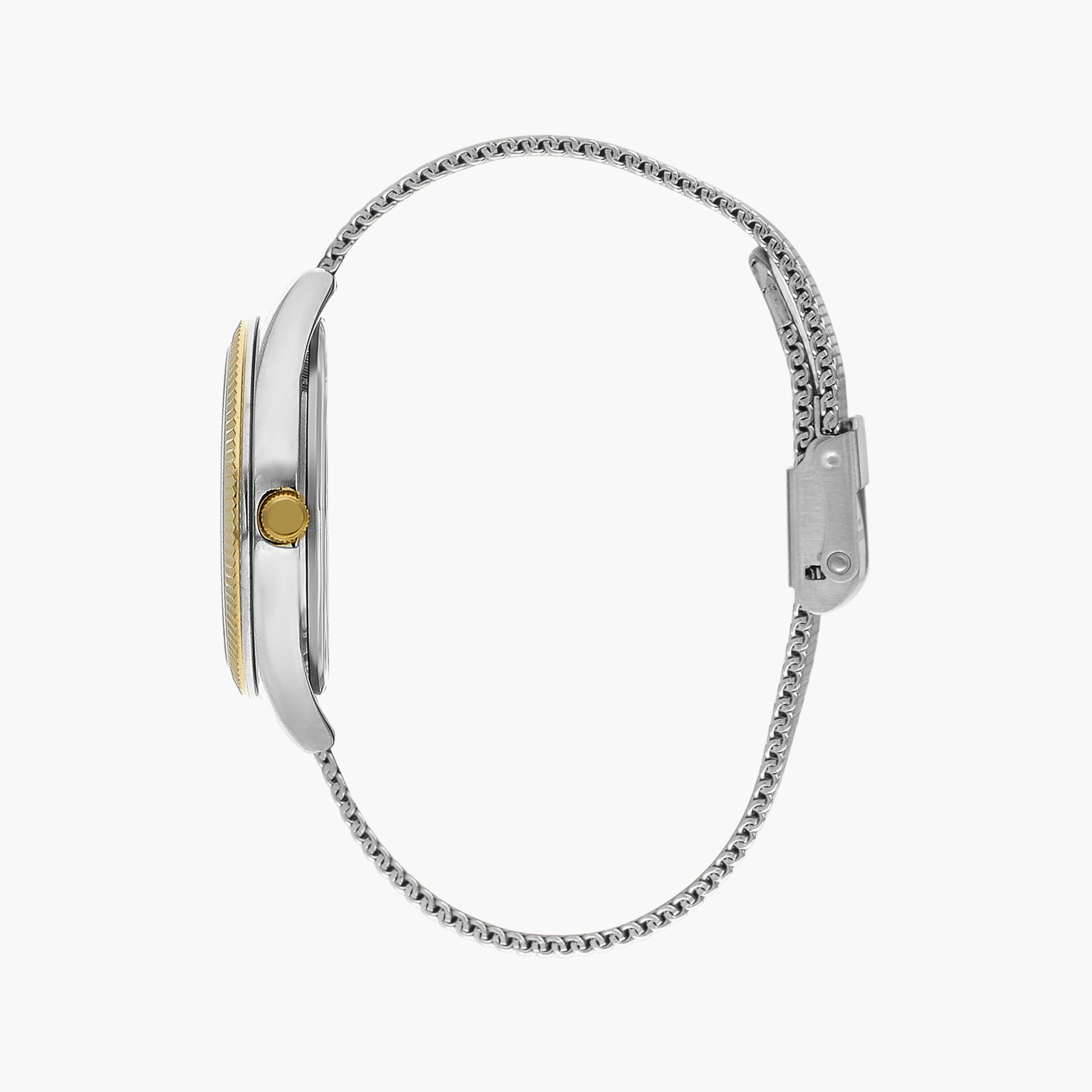  LC07544.250 | ساعة لي كوبر للنساء ذو انالوج بسوار شبكي مع لون فضي وذهبي-women-watchesandjewellery-watches-image-2
