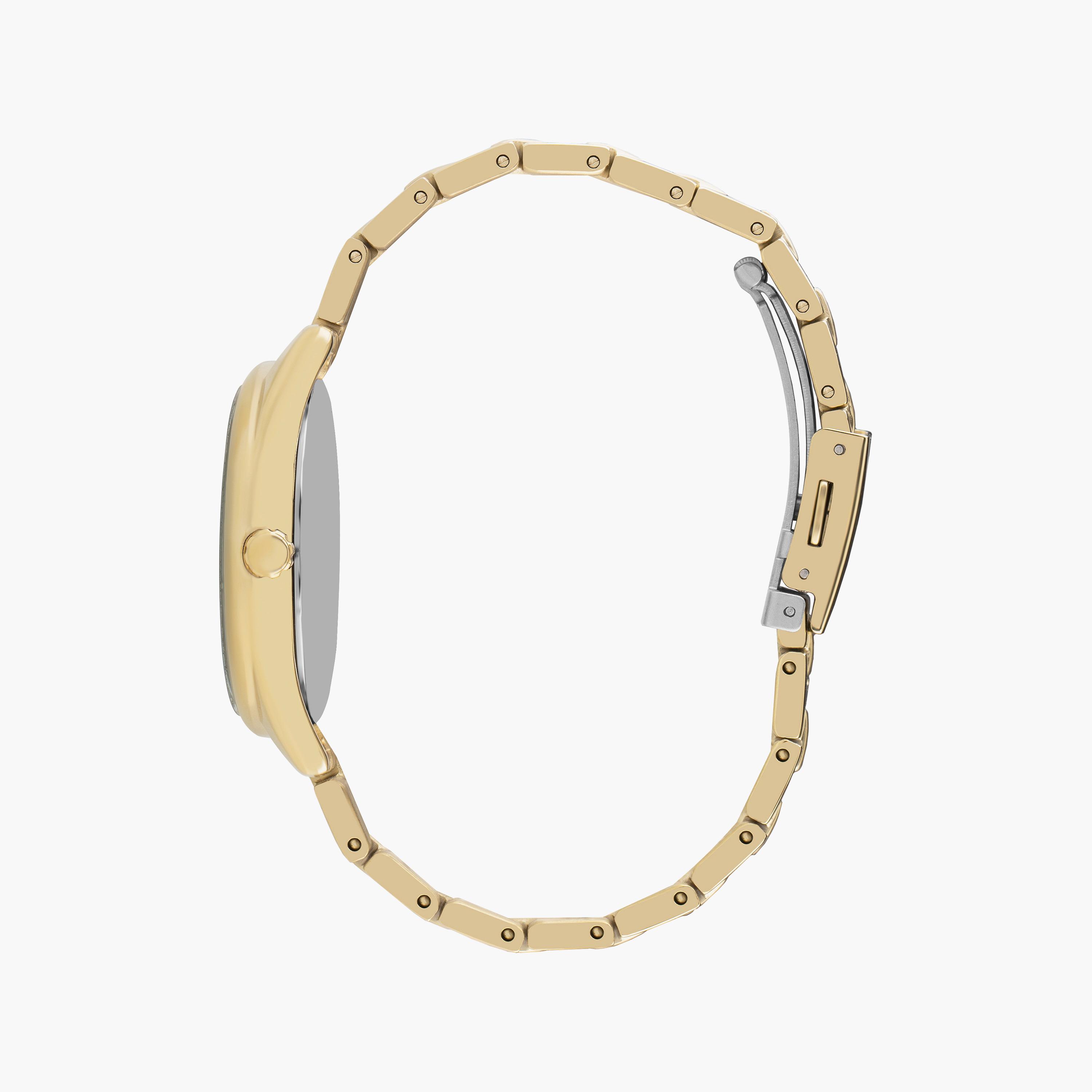  LC07450.120 | ساعة لي كوبر ذهبية للنساء ذات أنالوج بسوار من ستانلس ستيل-women-watchesandjewellery-watches-image-2