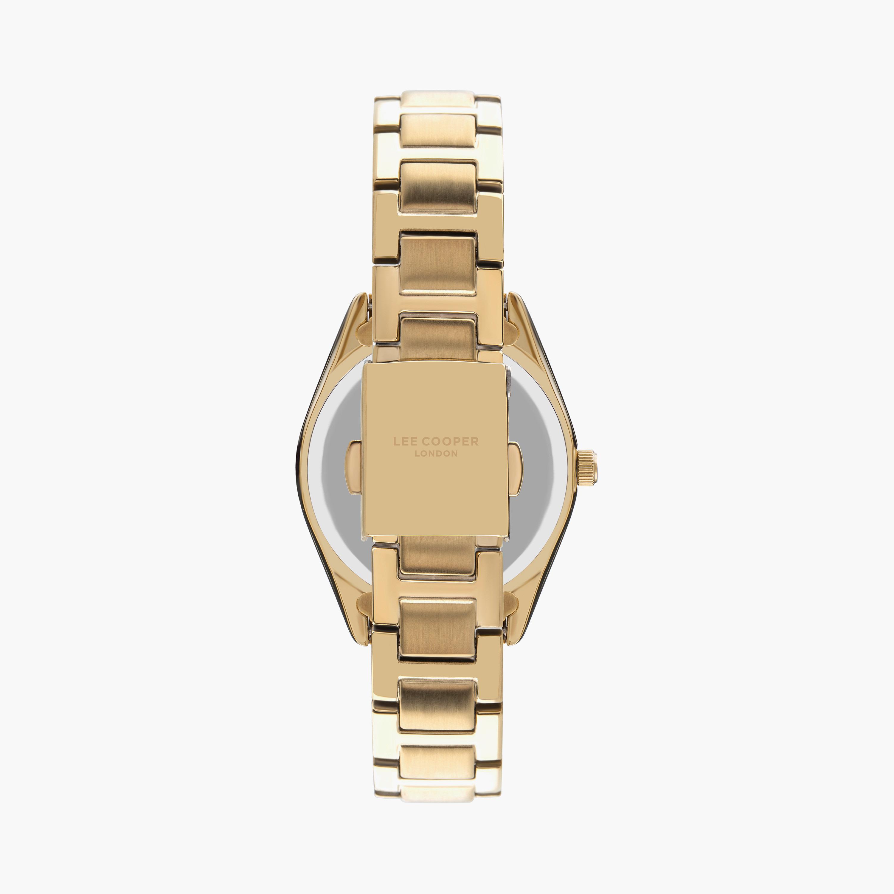  LC07450.120 | ساعة لي كوبر ذهبية للنساء ذات أنالوج بسوار من ستانلس ستيل-women-watchesandjewellery-watches-image-3