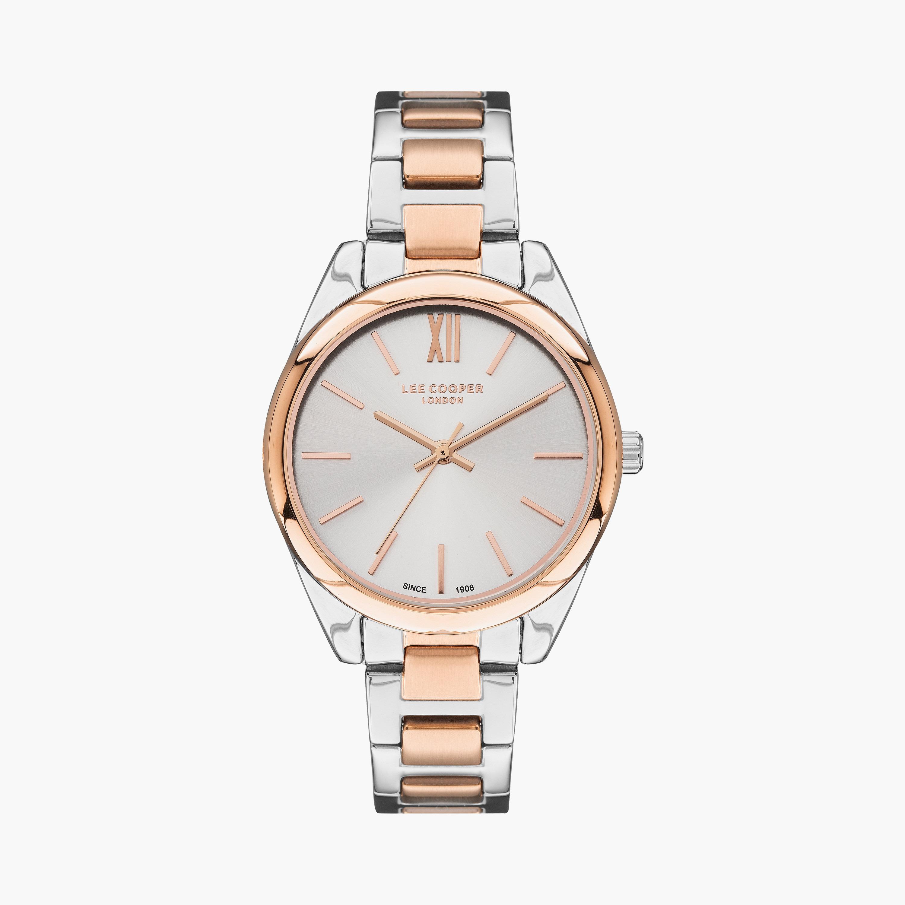  LC07450.530 | ساعة لي كوبر للنساء ذات أنالوج بلون فضي مع سوار من ستانلس ستيل-women-watchesandjewellery-watches-image-1