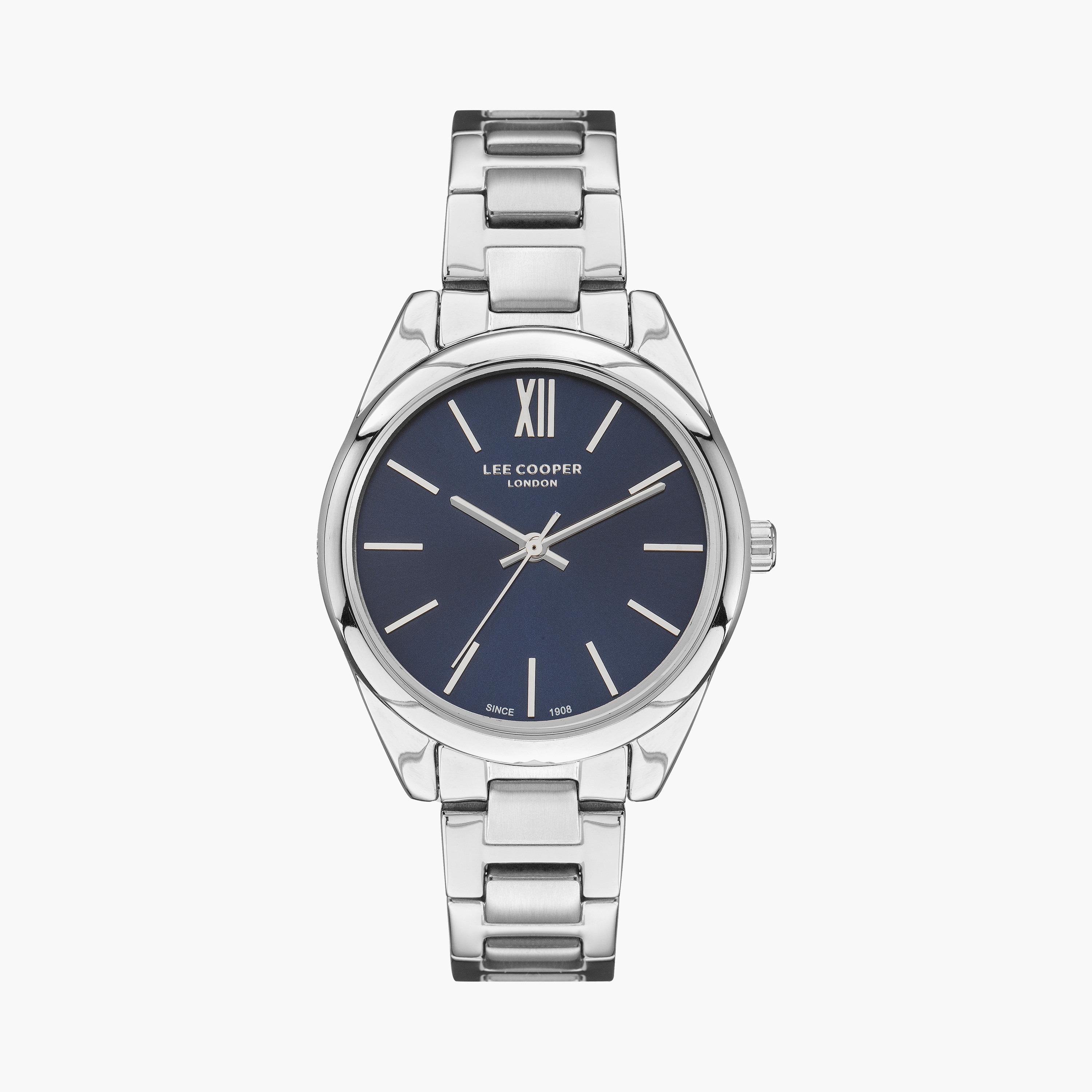  LC07450.390 | ساعة لي كوبر للنساء ذات أنالوج بلون فضي مع سوار من ستانلس ستيل-women-watchesandjewellery-watches-image-1