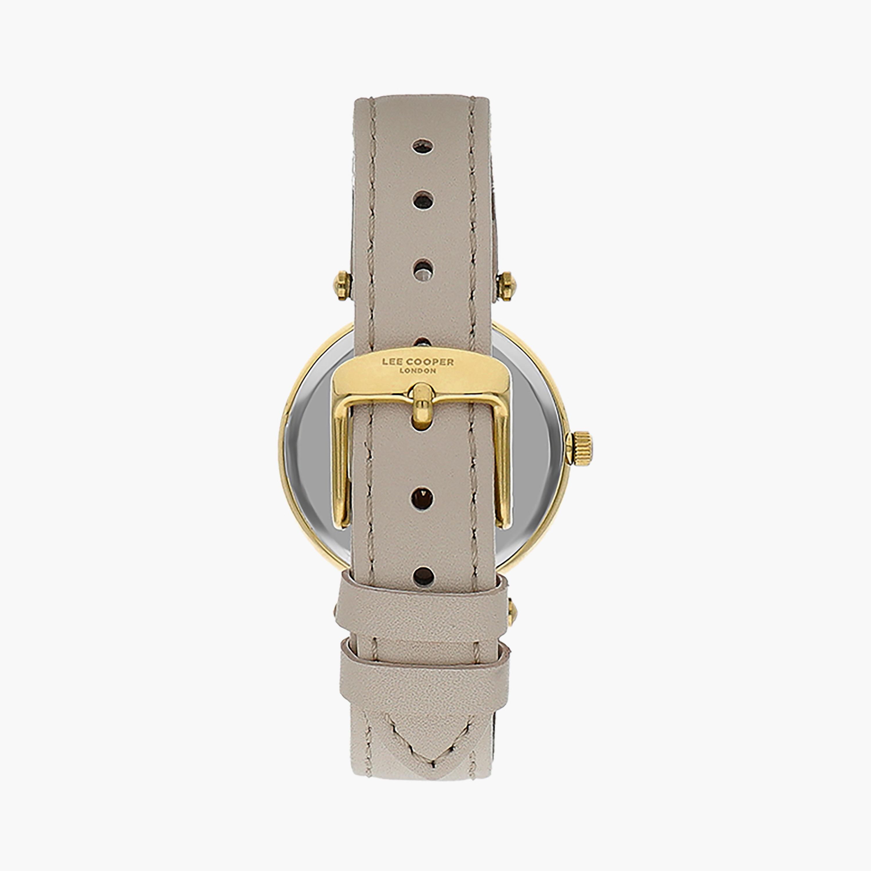  LC07463.134 | ساعة لي كوبر ذو أنالوج بسوار من الجلد باللون البيج-women-watchesandjewellery-watches-image-3