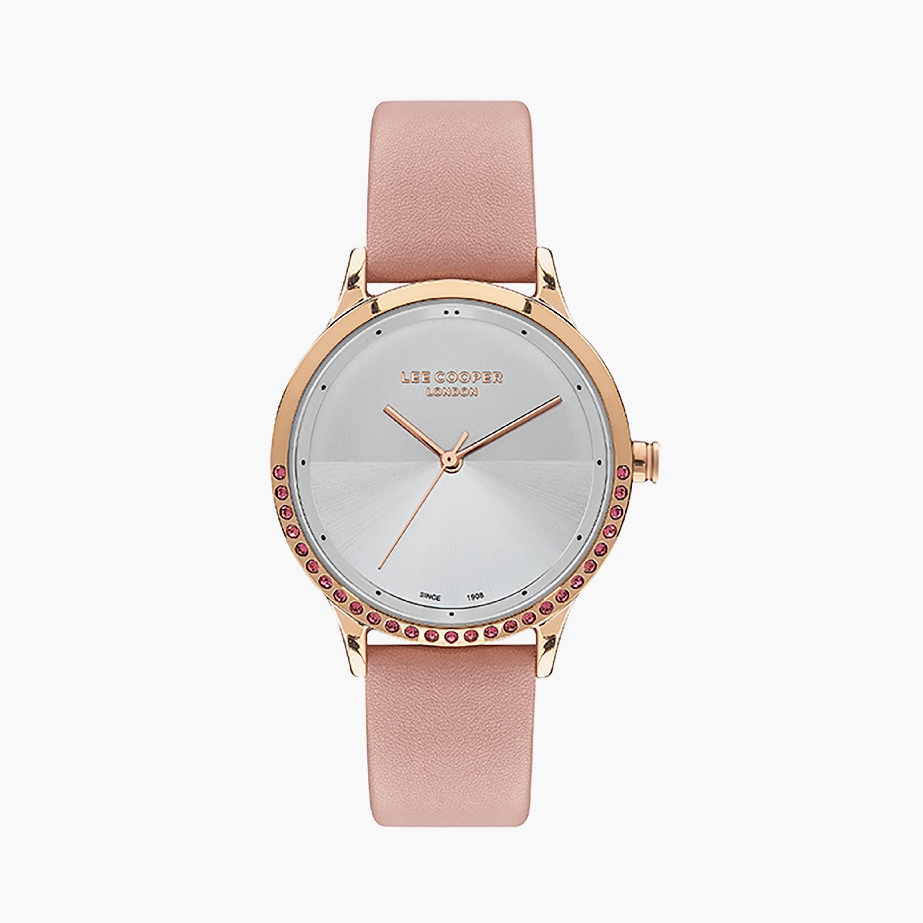  LC07464.437 | ساعة لي كوبر للنساء ذو أنالوج بسوار جلدي وردي-women-watchesandjewellery-watches-image-1