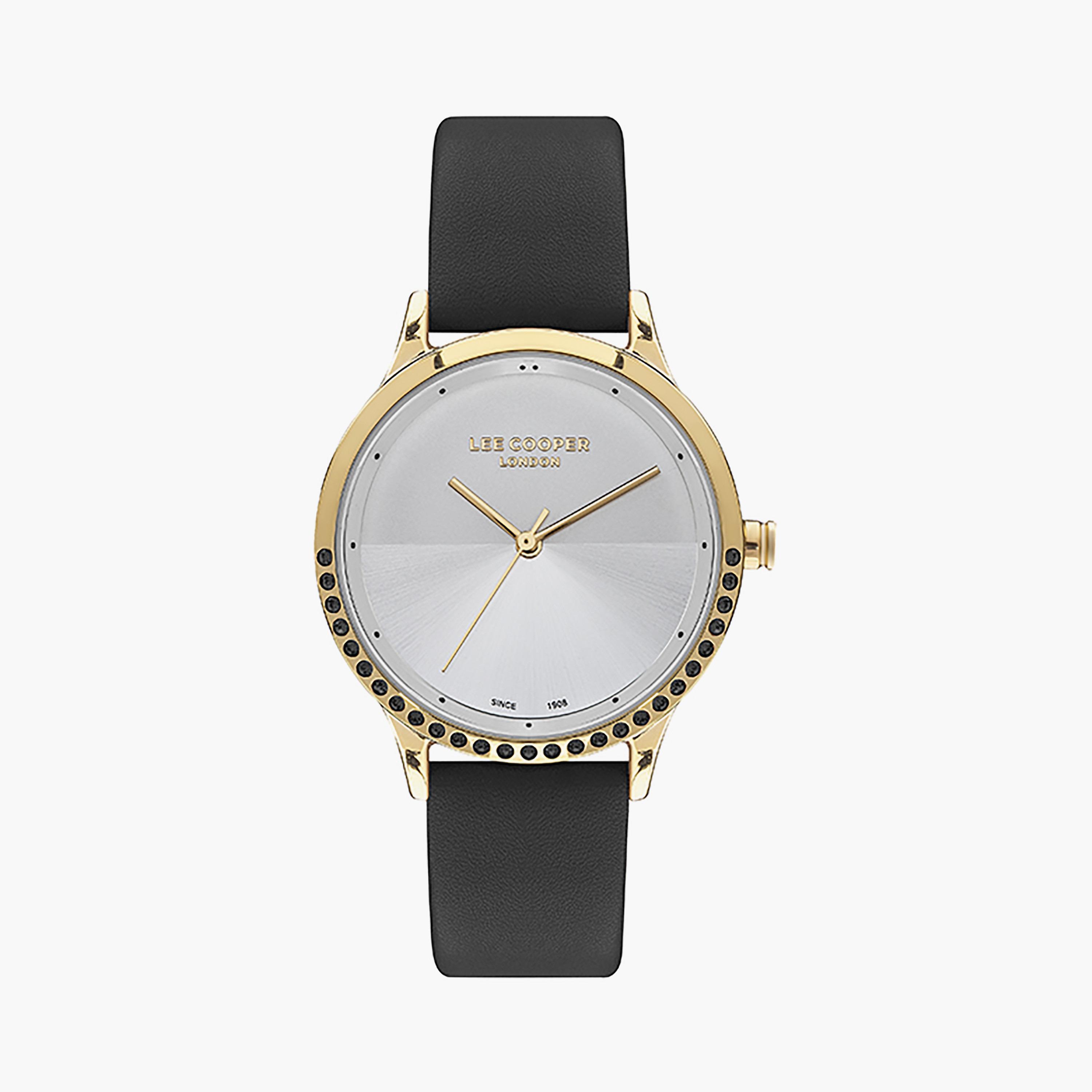 LC07464.131 | ساعة لي كوبر للنساء ذو أنالوج بسوار جلدي أسود-women-watchesandjewellery-watches-image-1